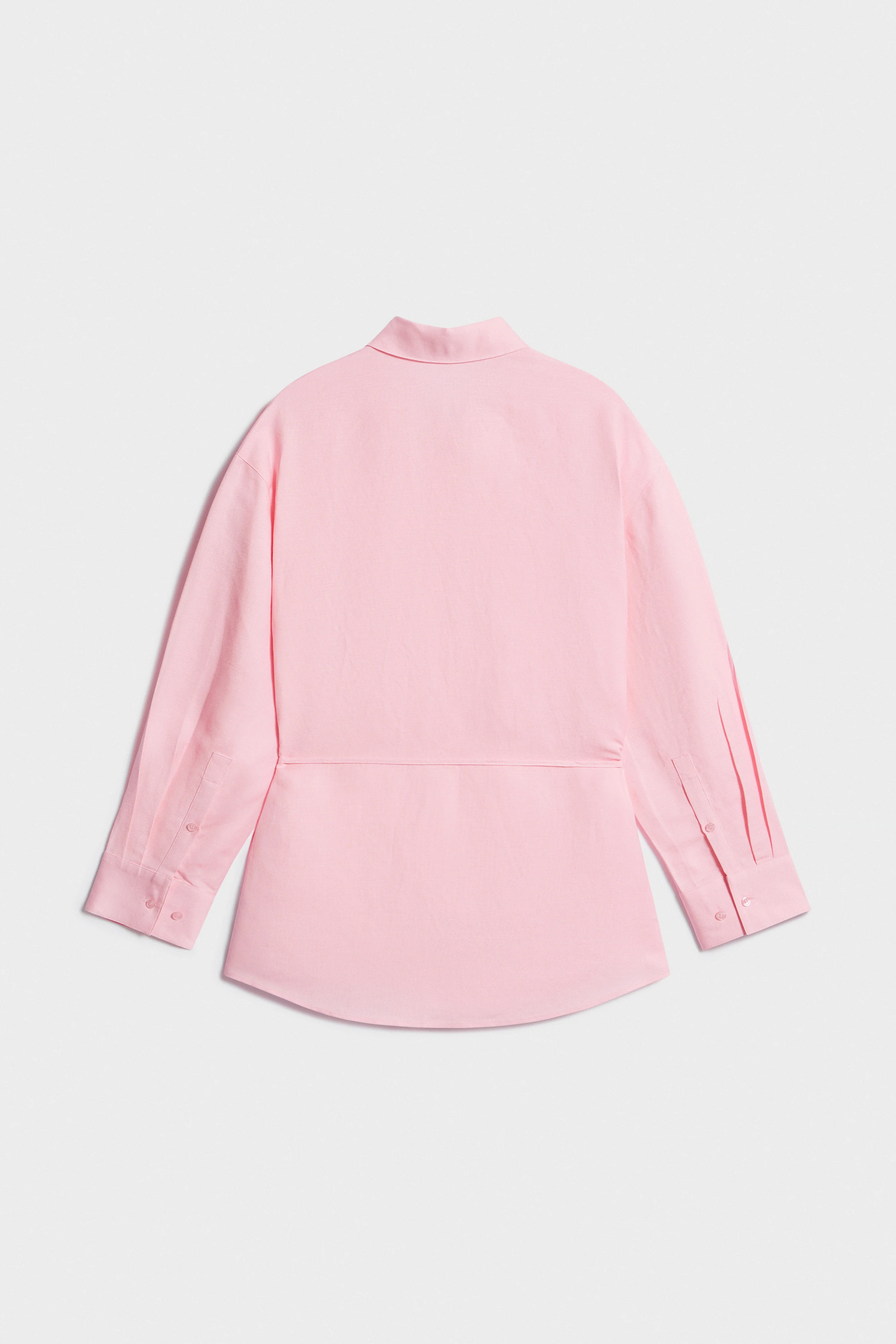 BETTED LINEN-VISCOSE SHIRT - Image 6