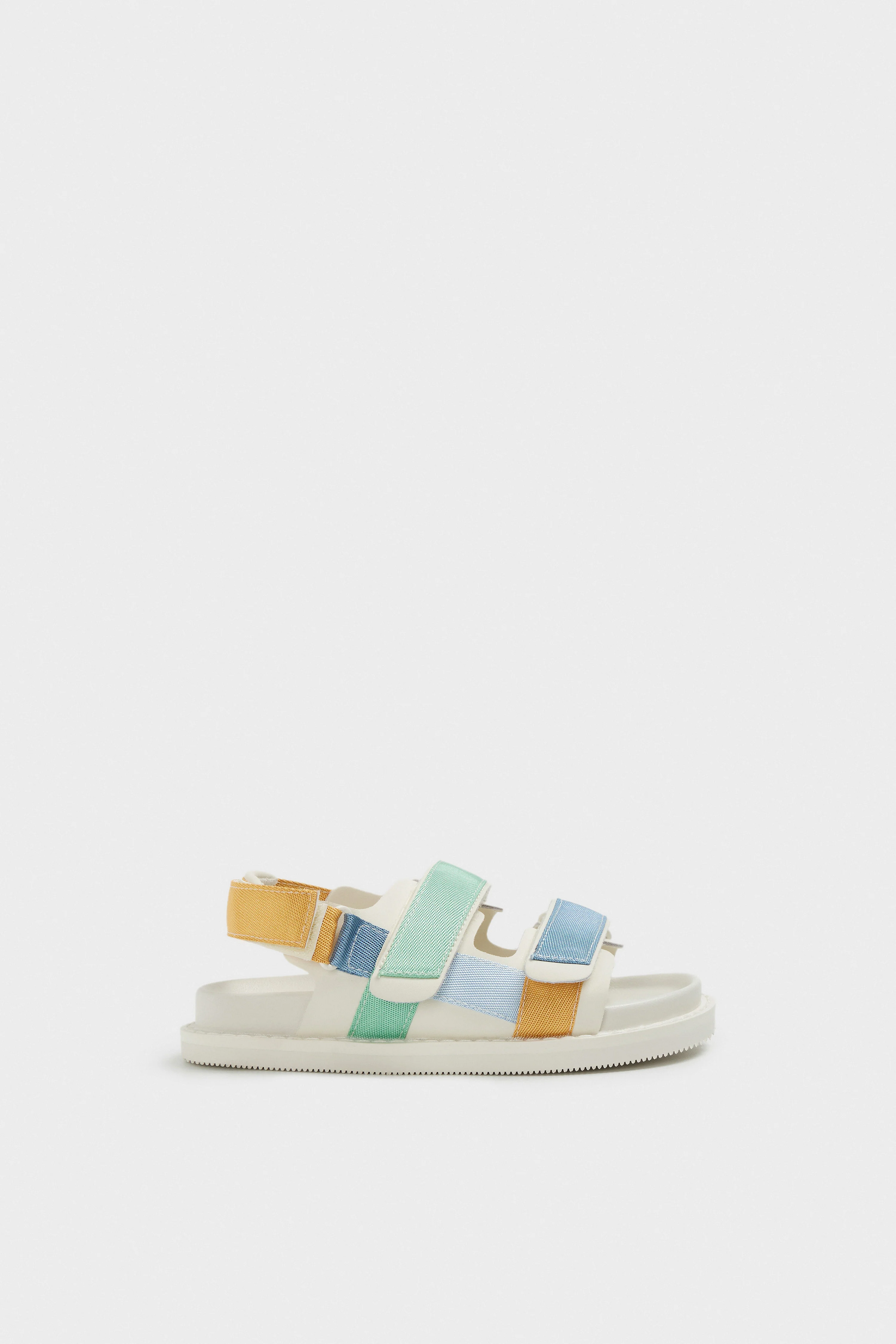 BONDED LEATHER SANDALS - Image 3