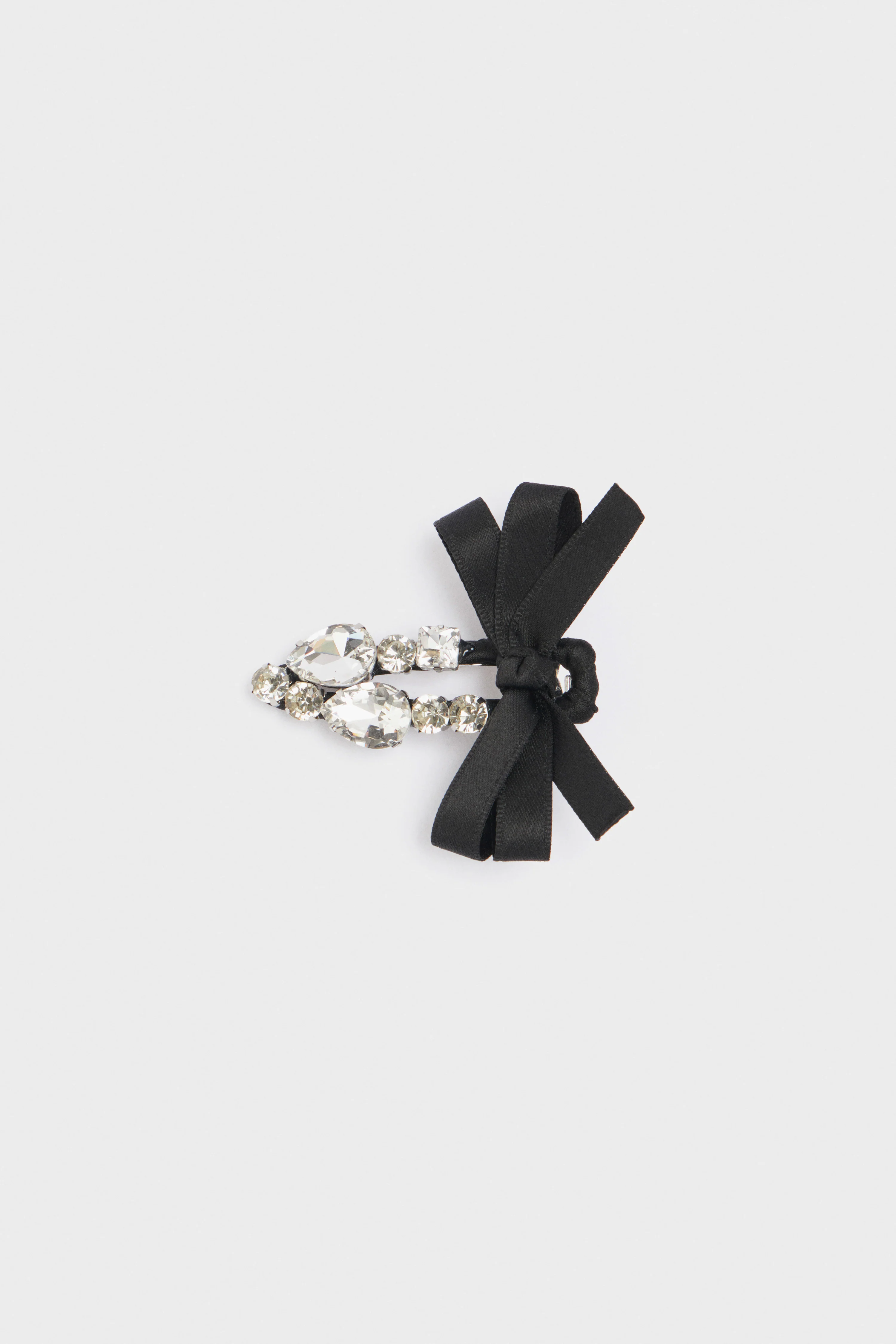 BOW AND CRYSTAL HAIR CLIP - Image 2