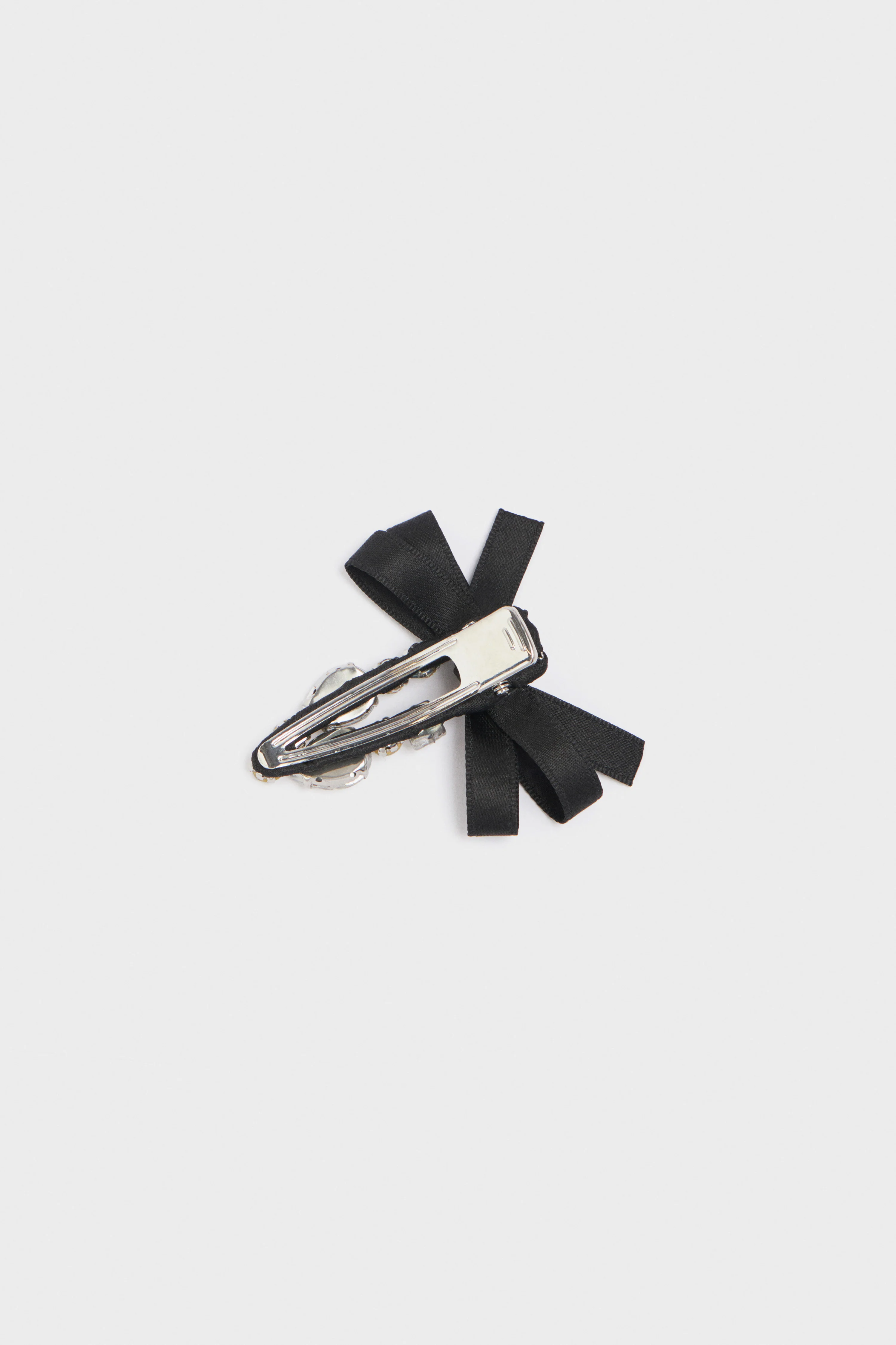 BOW AND CRYSTAL HAIR CLIP - Image 3