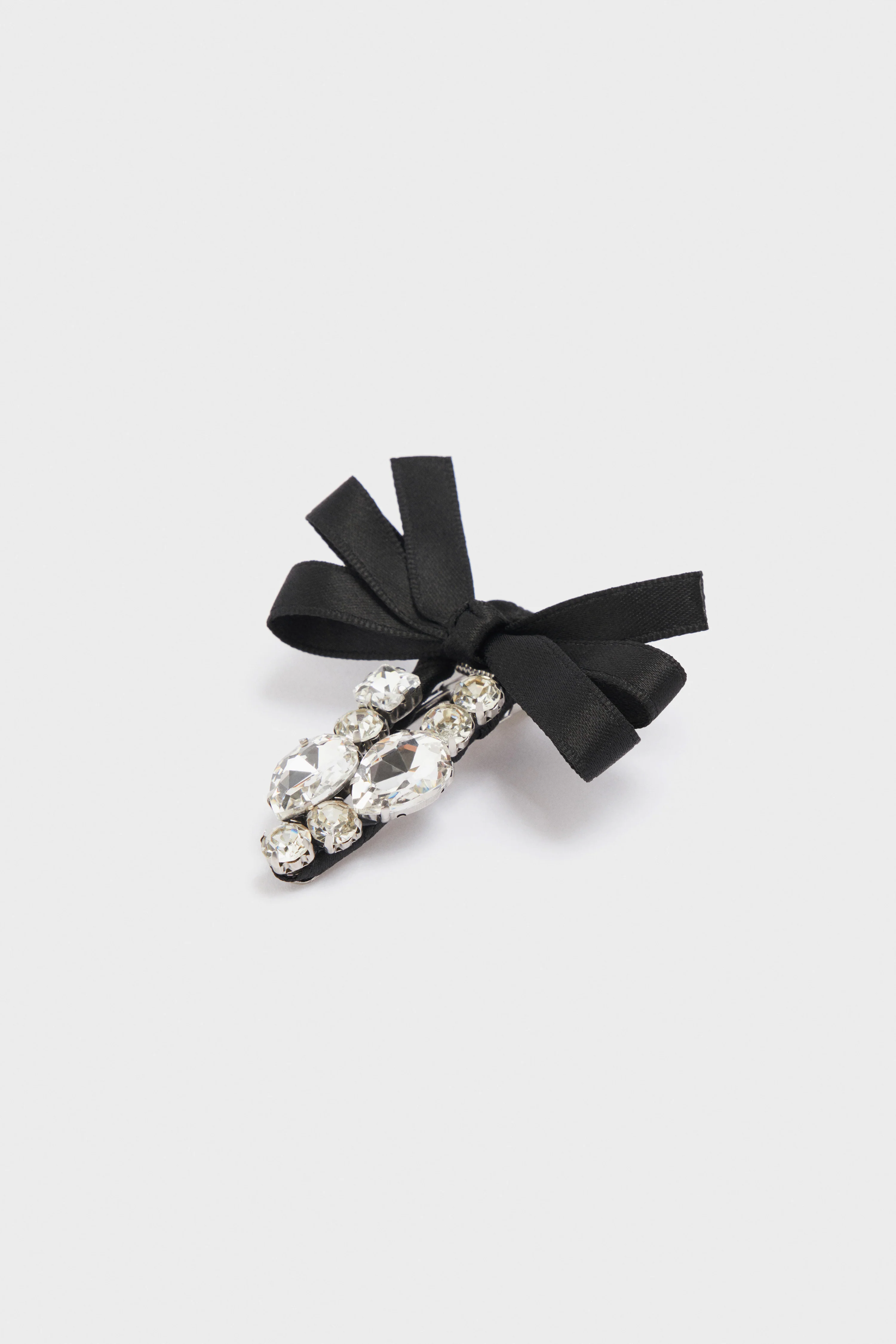 BOW AND CRYSTAL HAIR CLIP - Image 4