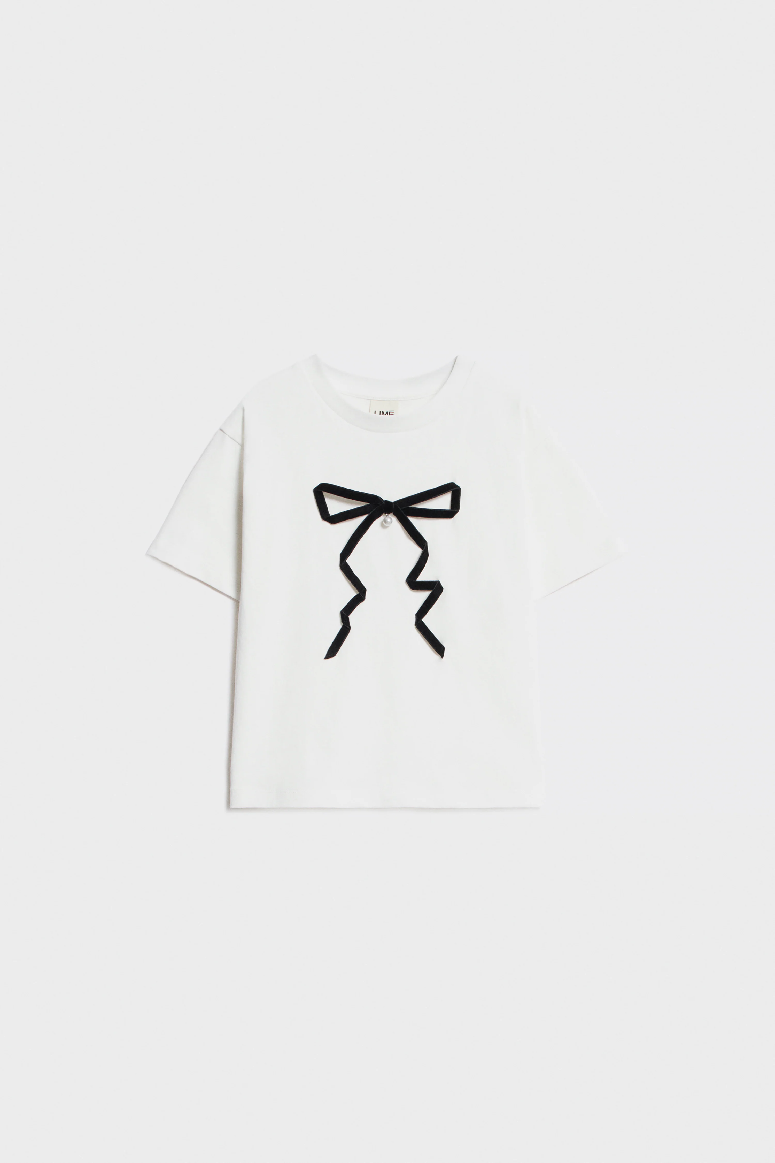 BOW-DETAIL COTTON T-SHIRT - Image 4