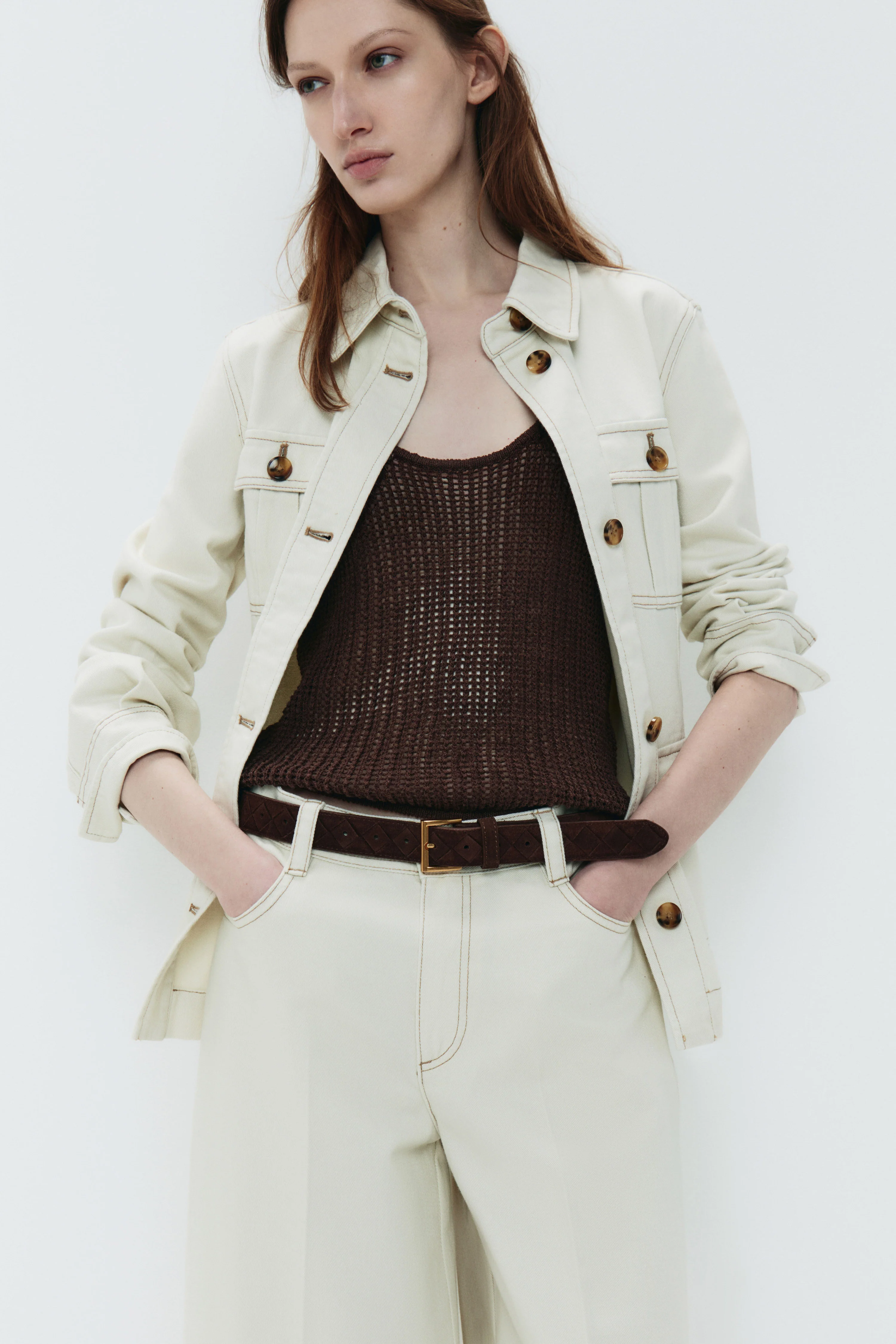 BRAIDED SUEDE BELT