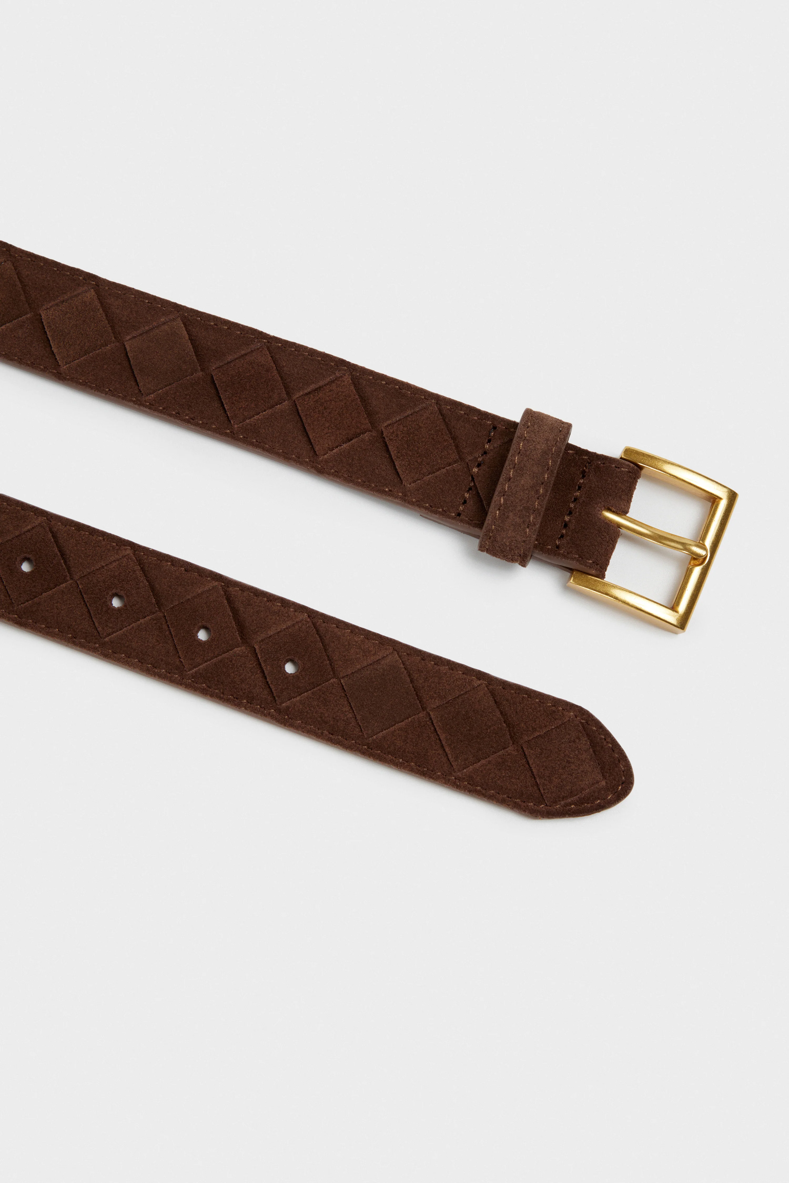 BRAIDED SUEDE BELT - Image 5