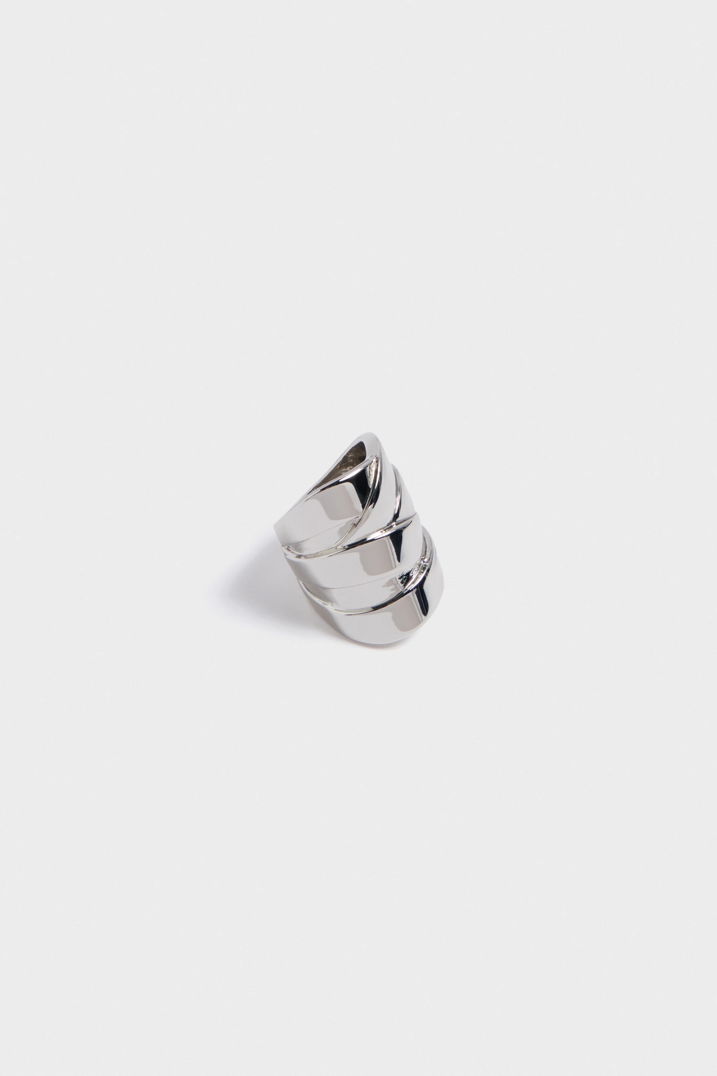 BRAIDED-LOOK METAL RING - Image 3