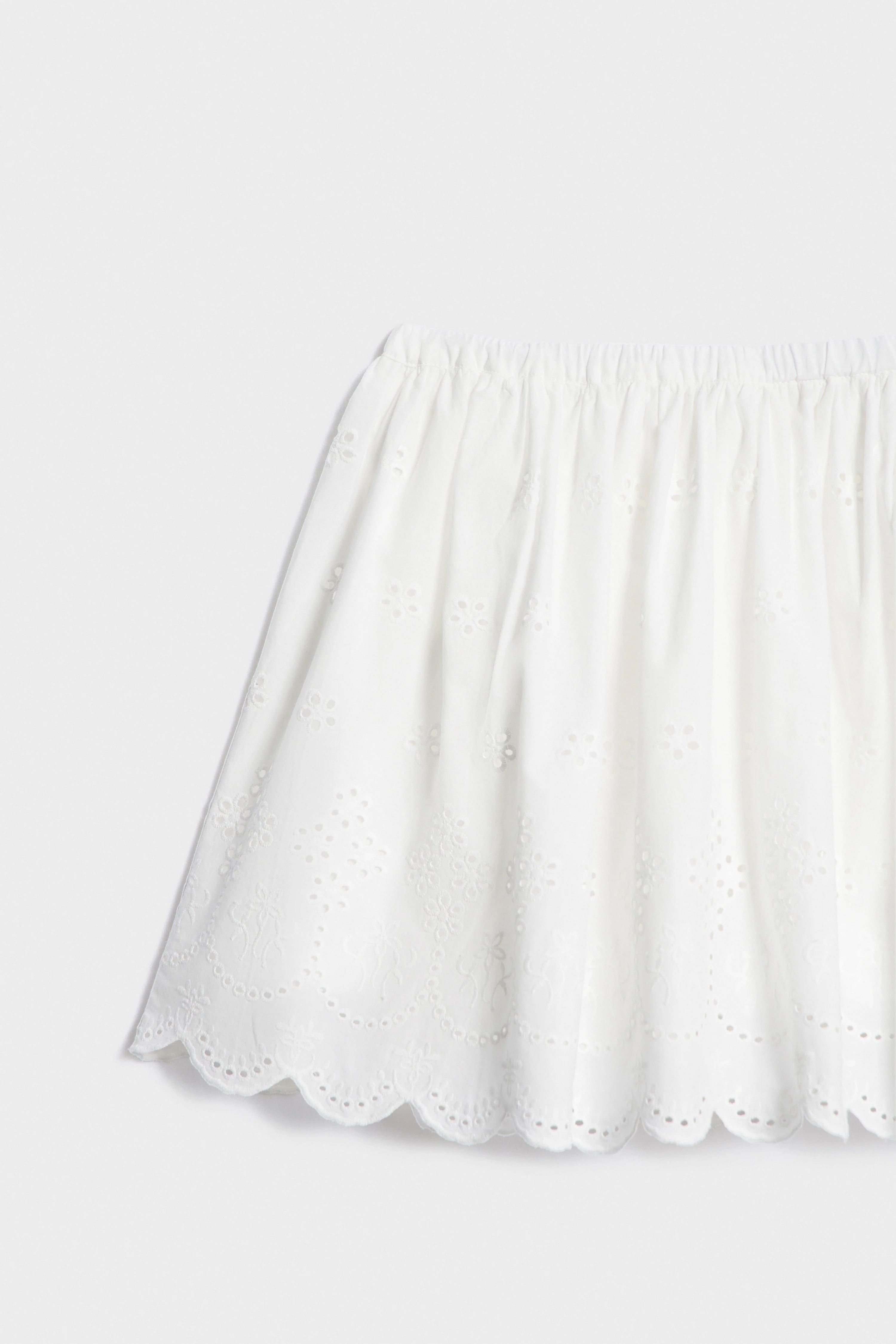 BRODERIE ANGLAISE COTTON SKORT - Image 7