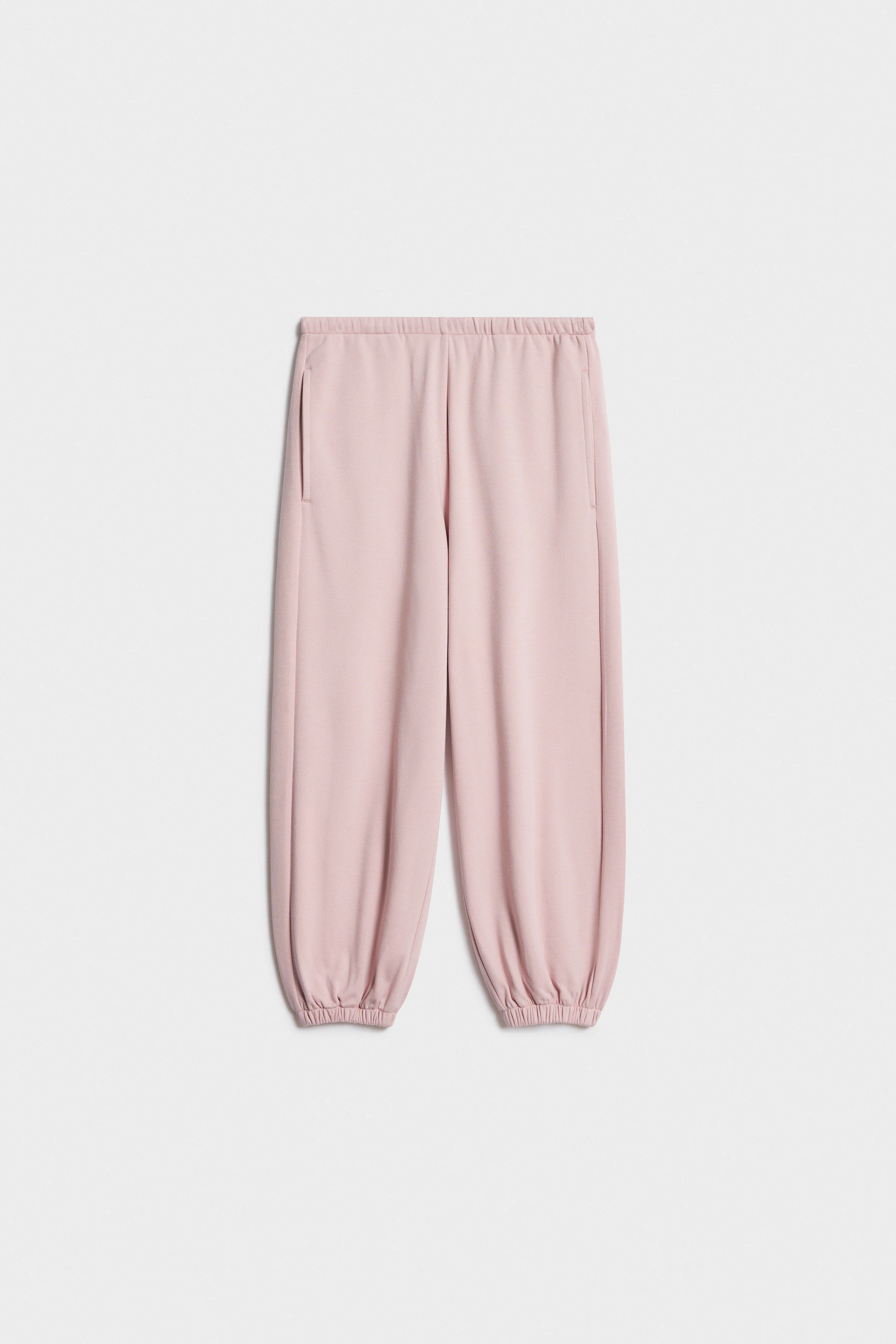 BRUSHED FINE-KNIT JOGGERS - Image 4