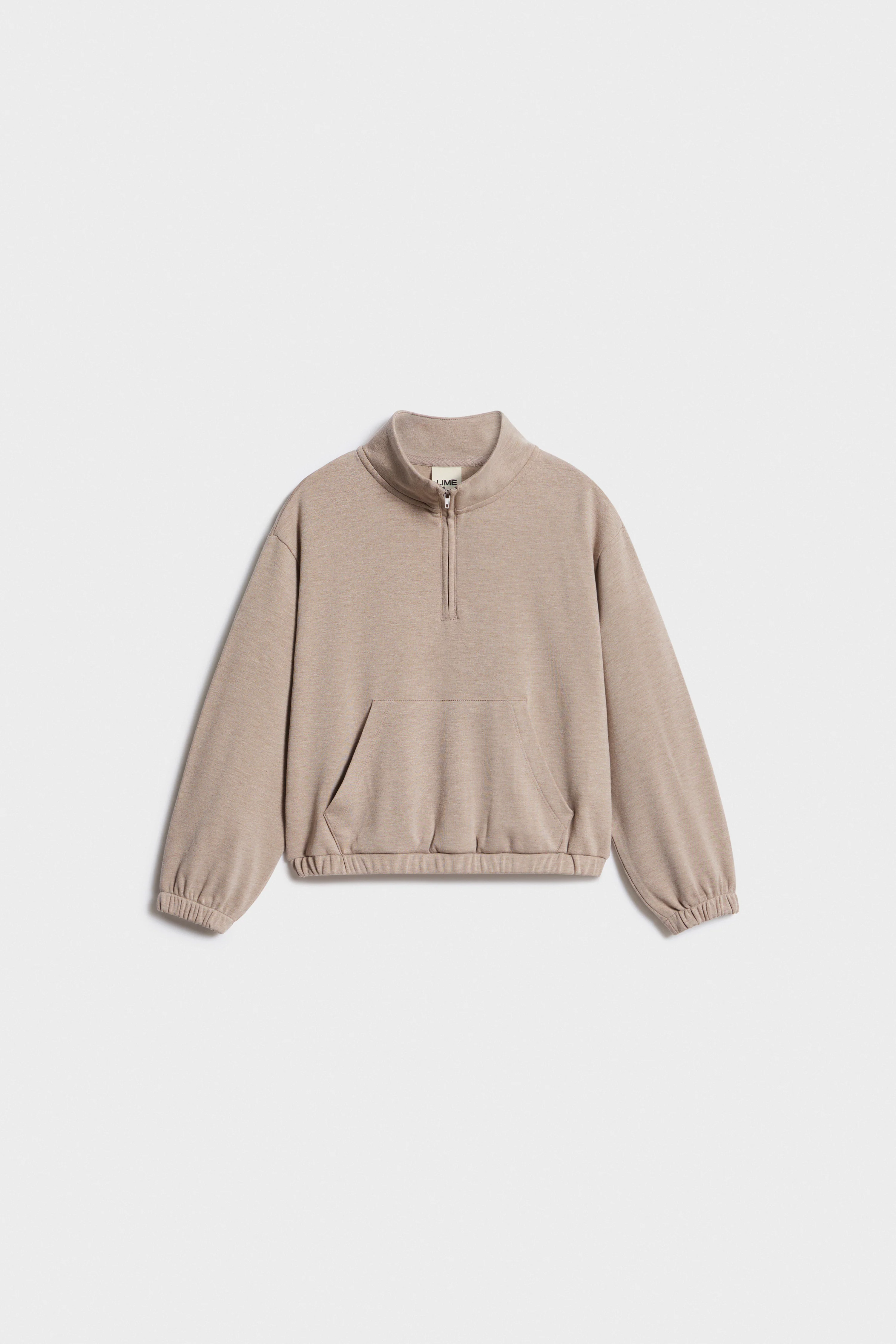 BRUSHED FINE-KNIT SWEATSHIRT - Image 5