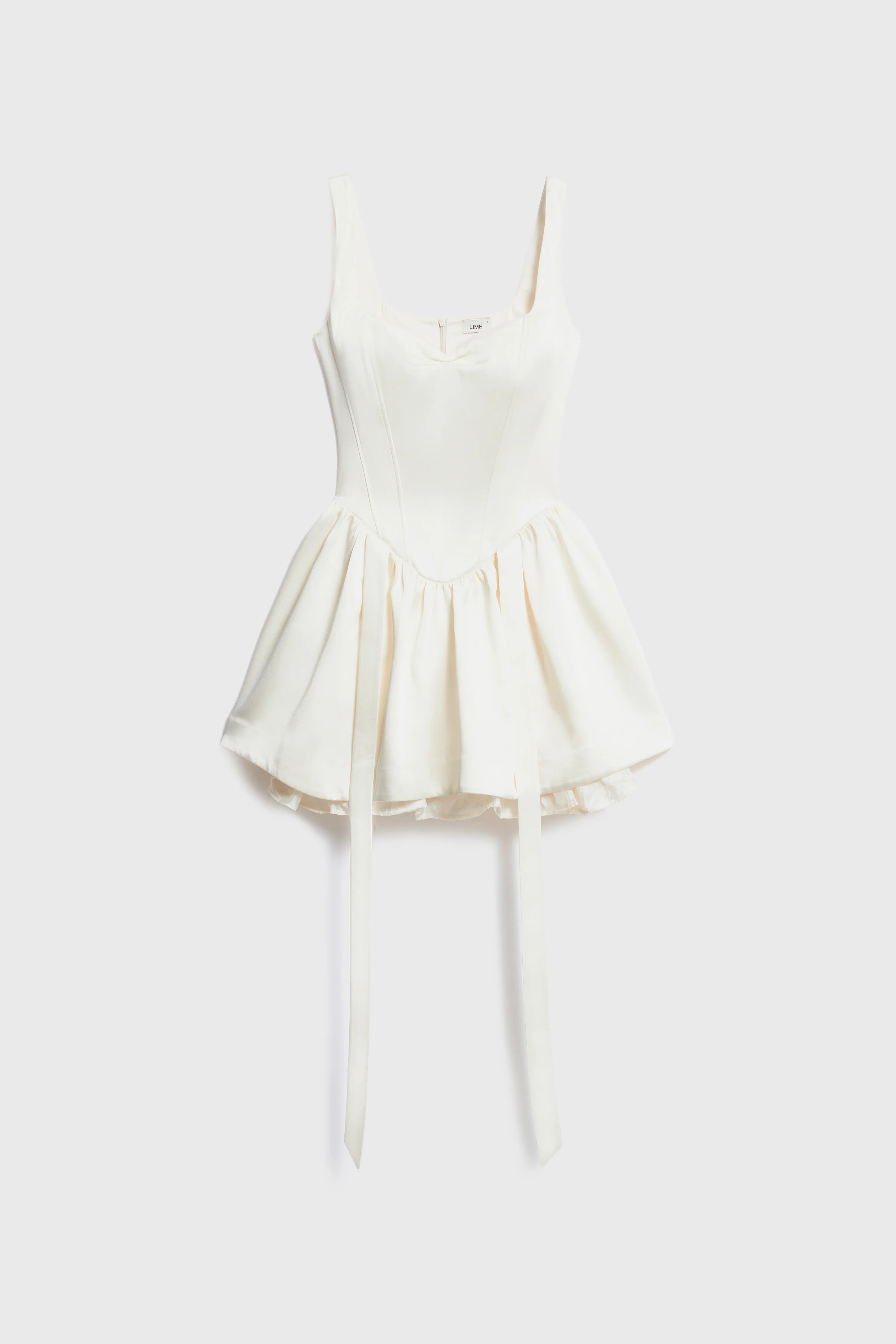 BUBBLE-HEM BUSTIER DRESS - Image 5