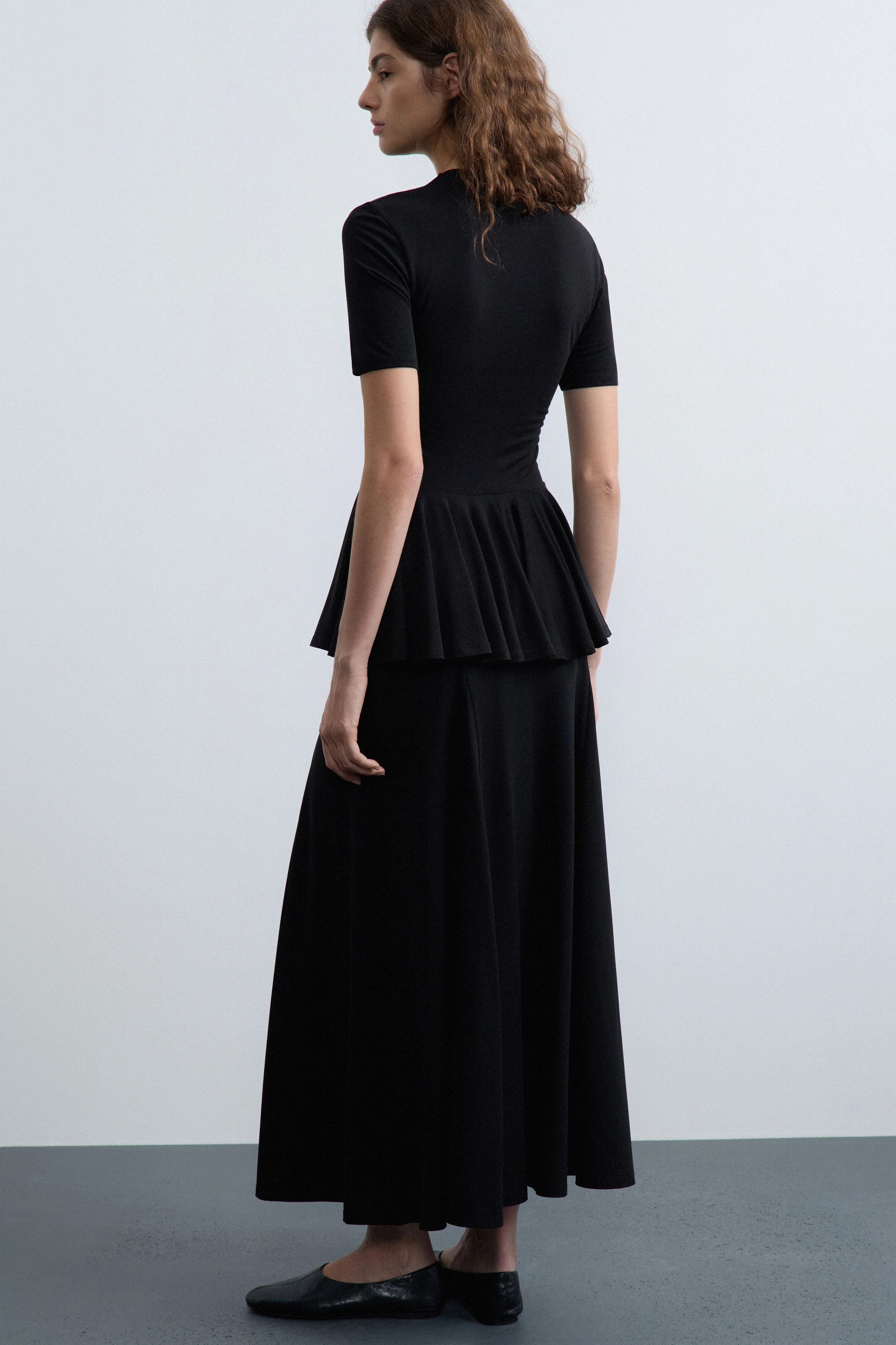 BUBBLE-HEM JERSEY T-SHIRT - Image 3