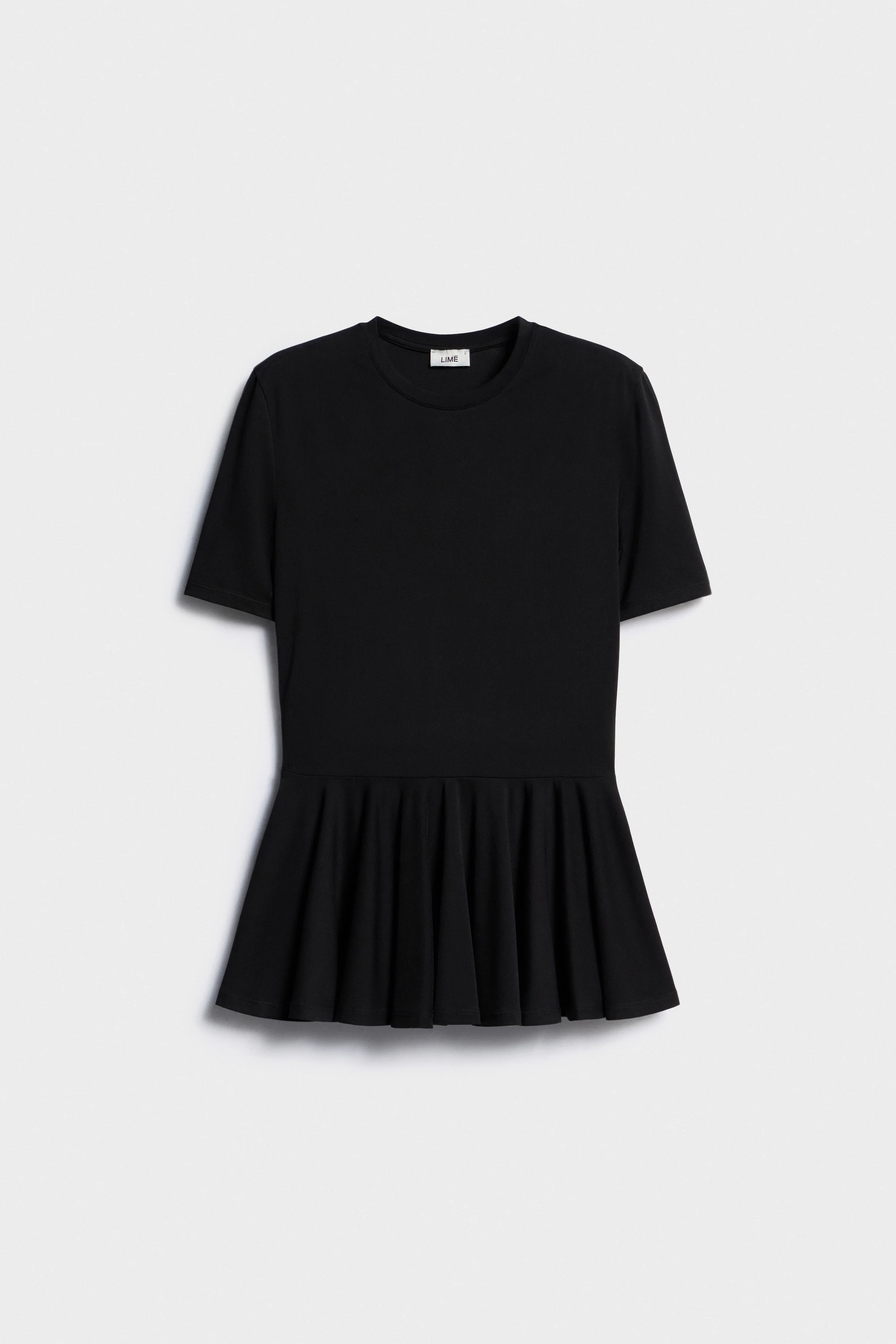 BUBBLE-HEM JERSEY T-SHIRT - Image 4