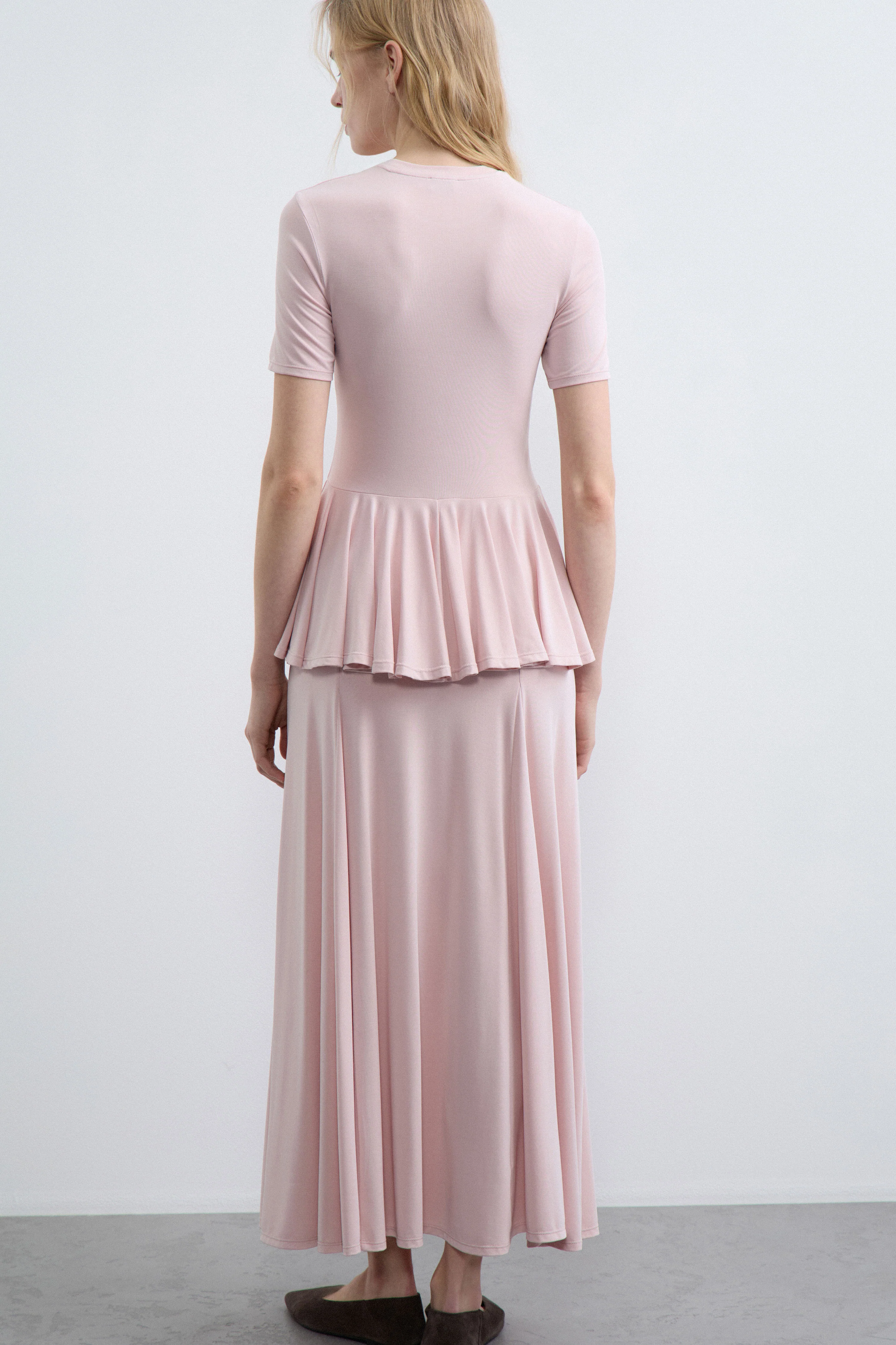 BUBBLE-HEM JERSEY T-SHIRT - Image 3