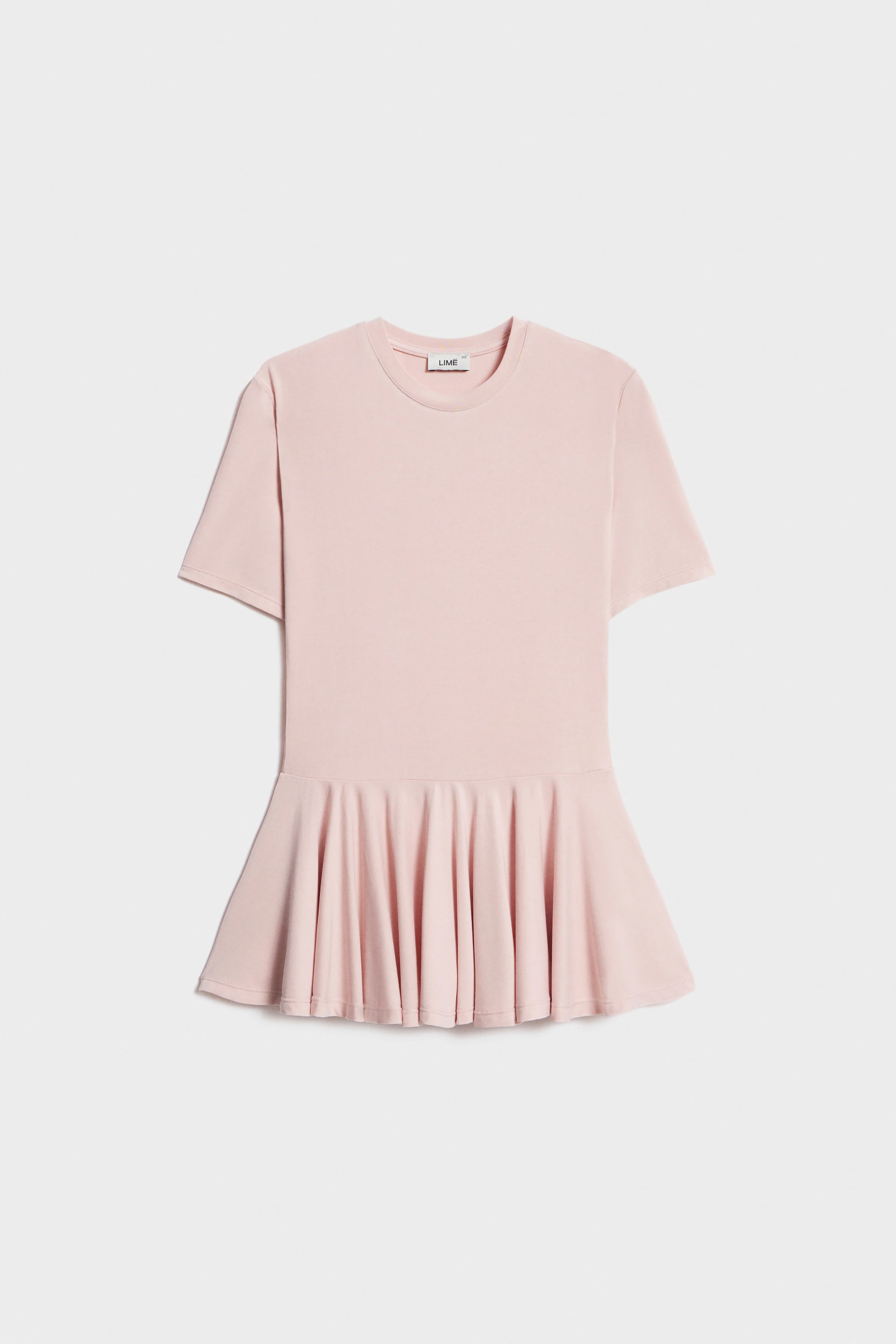 BUBBLE-HEM JERSEY T-SHIRT - Image 4