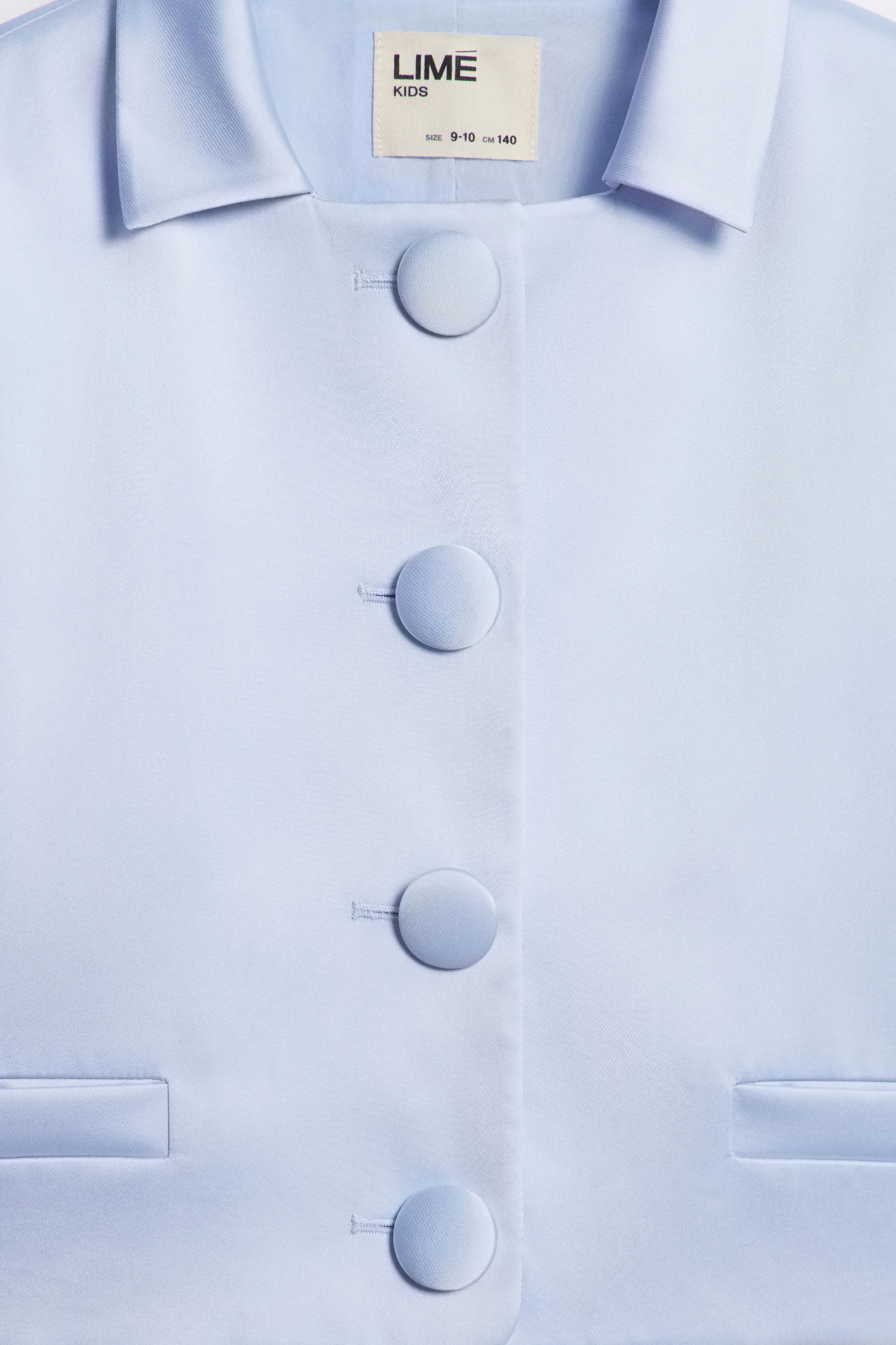 BUTTON-UP SATIN BLAZER - Image 5