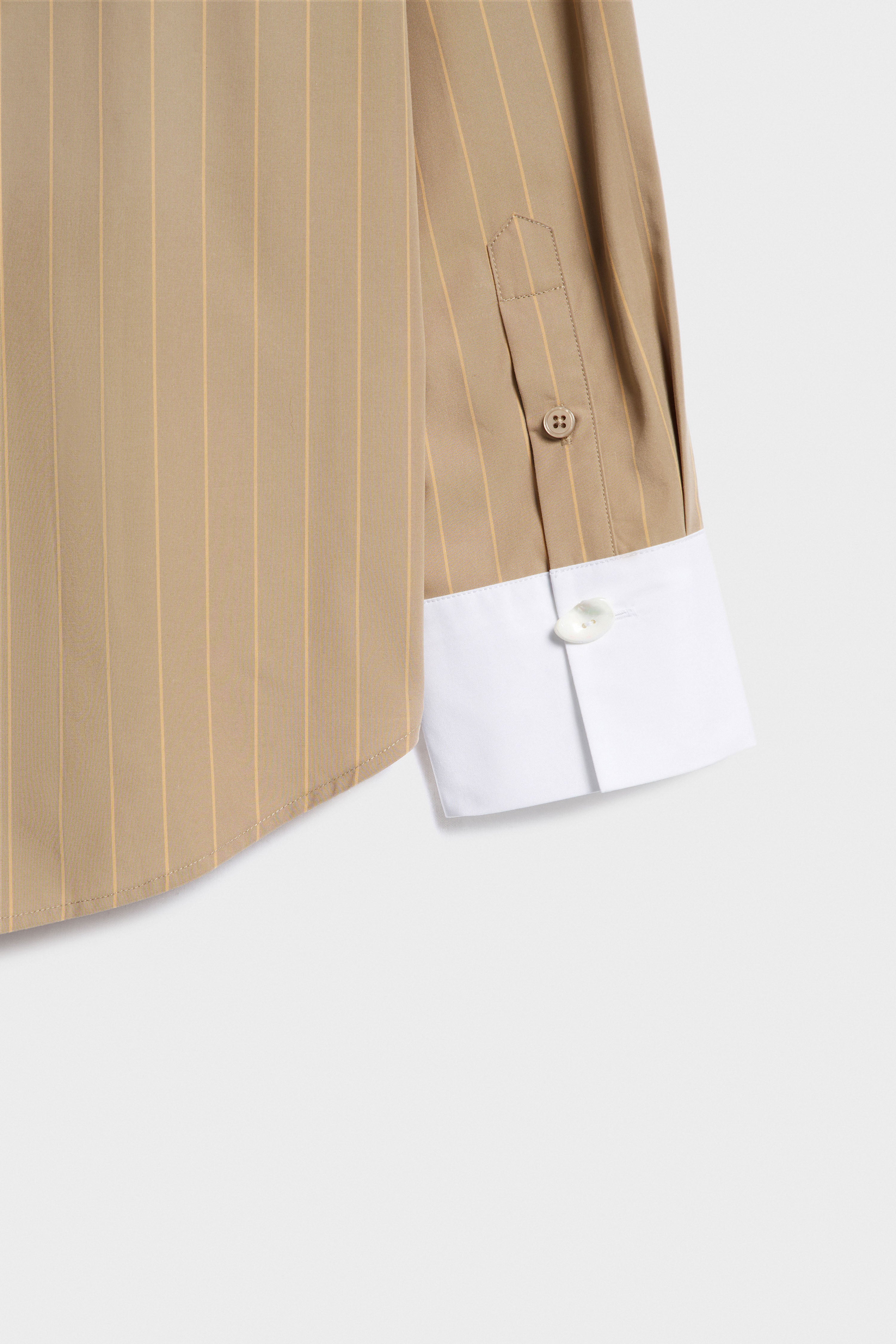 CHAIN-DETAIL COTTON SHIRT - Image 9