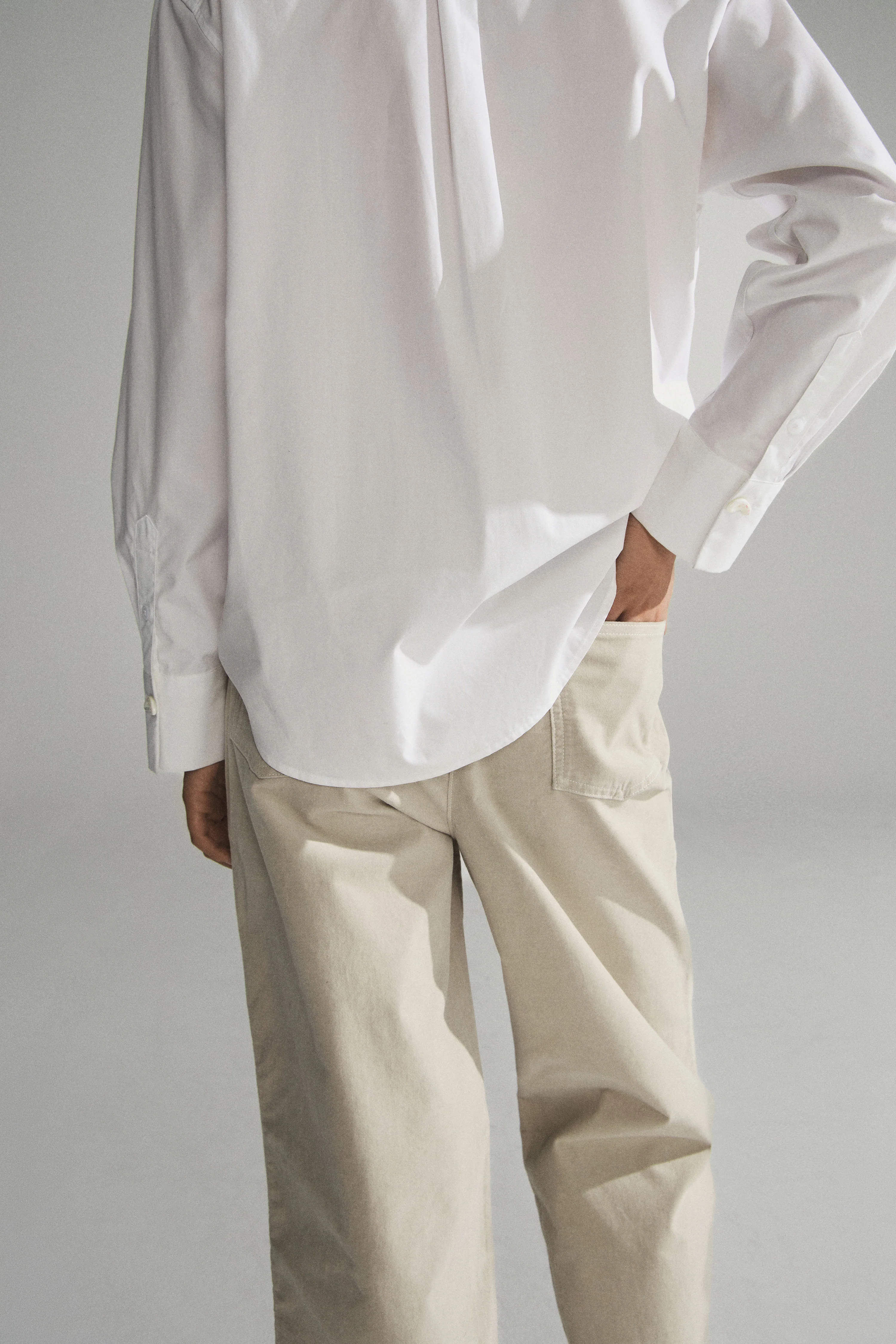CHAIN-DETAIL COTTON SHIRT - Image 2