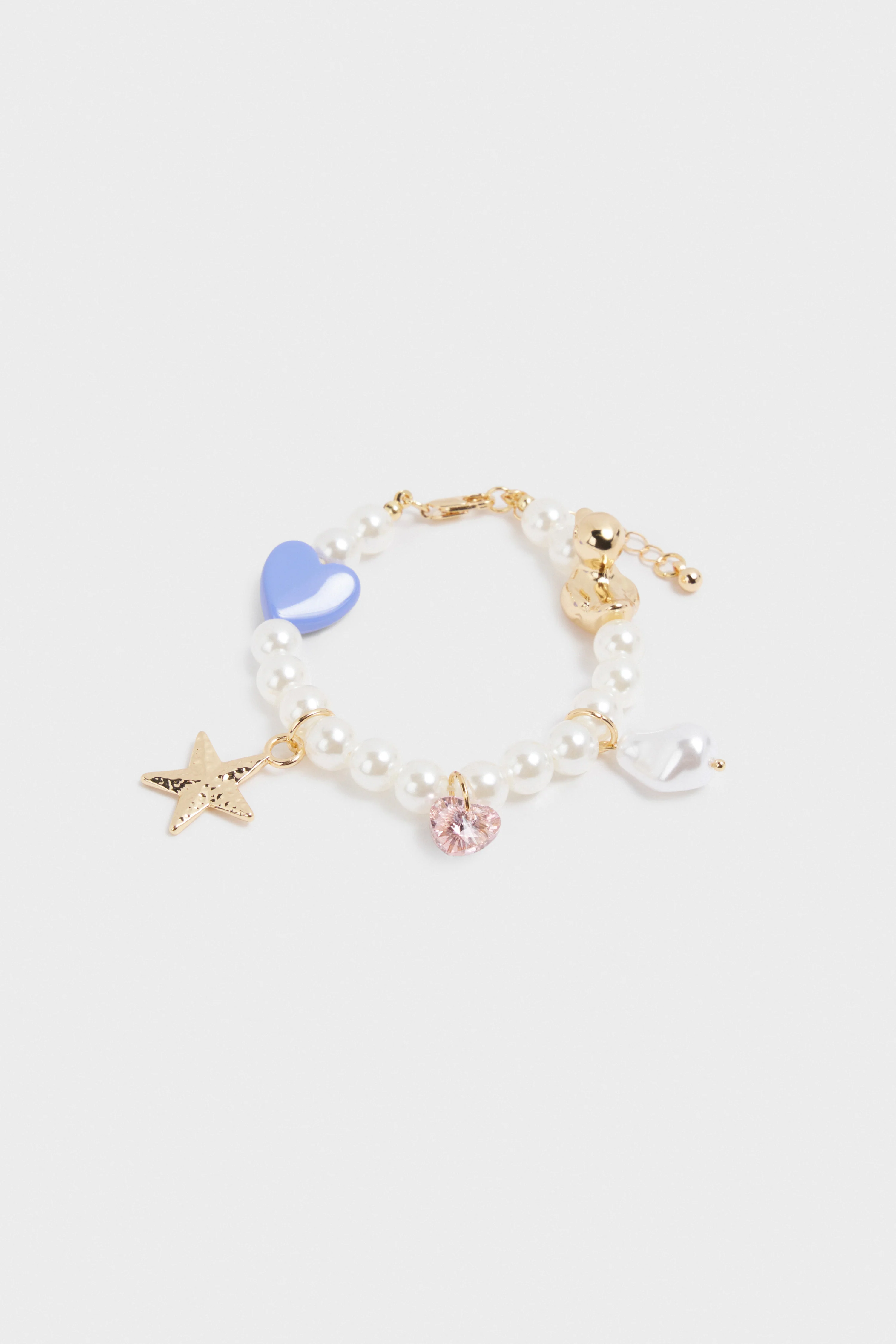 CHARM-DETAIL BEADED BRACELET - Image 3