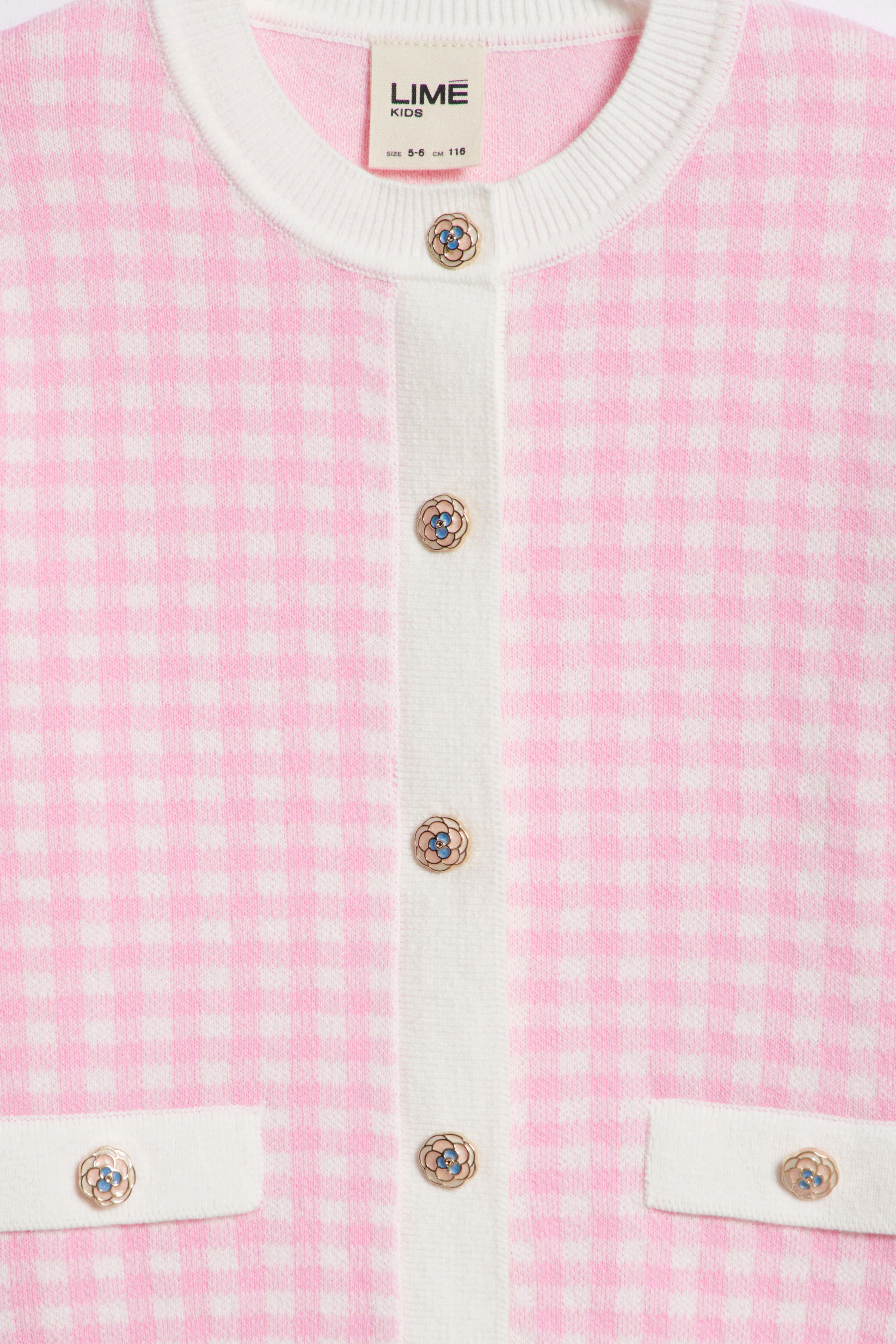 CHECKED COTTON CARDIGAN - Image 6