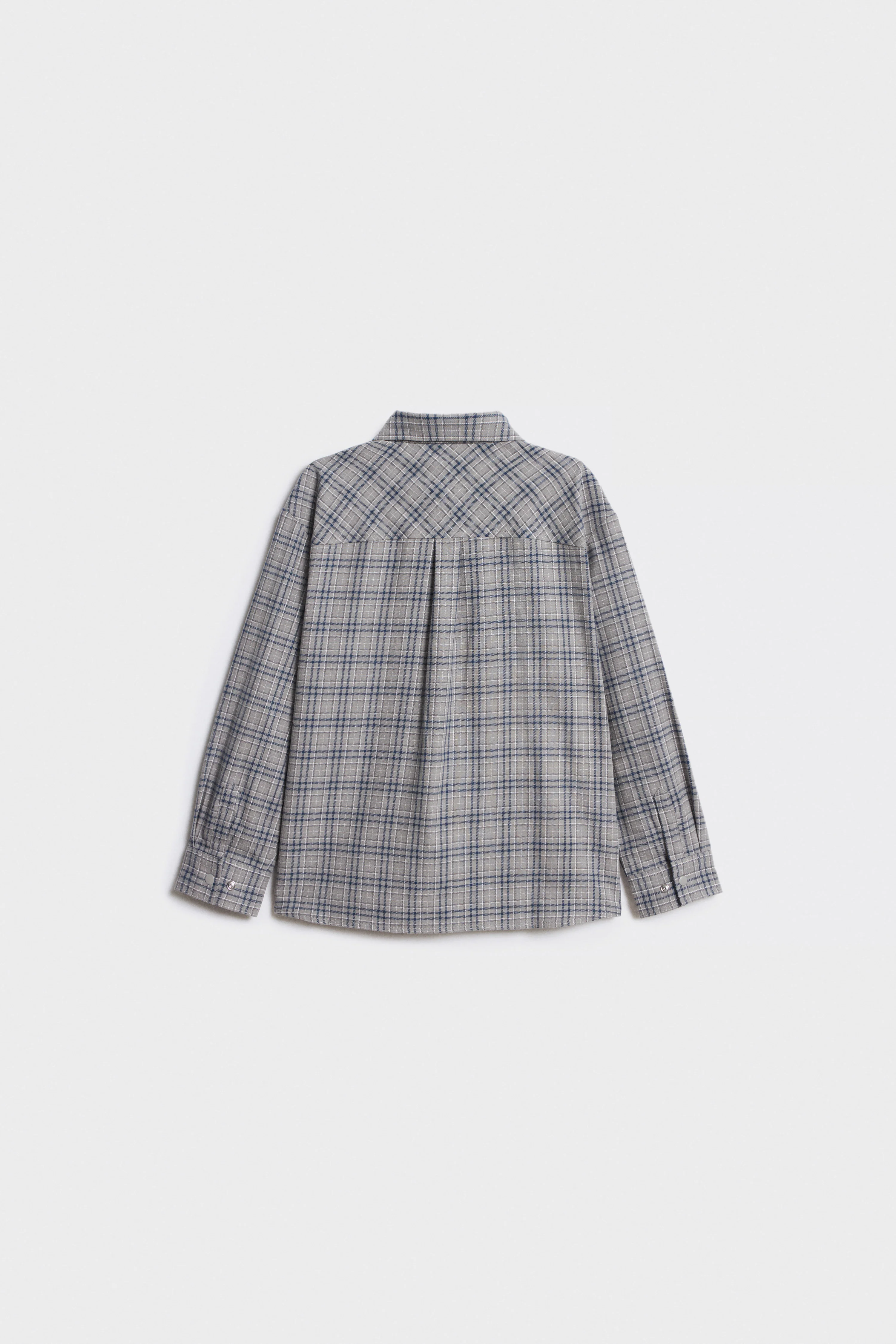 CHECKED COTTON FLANNEL SHIRT - Image 5
