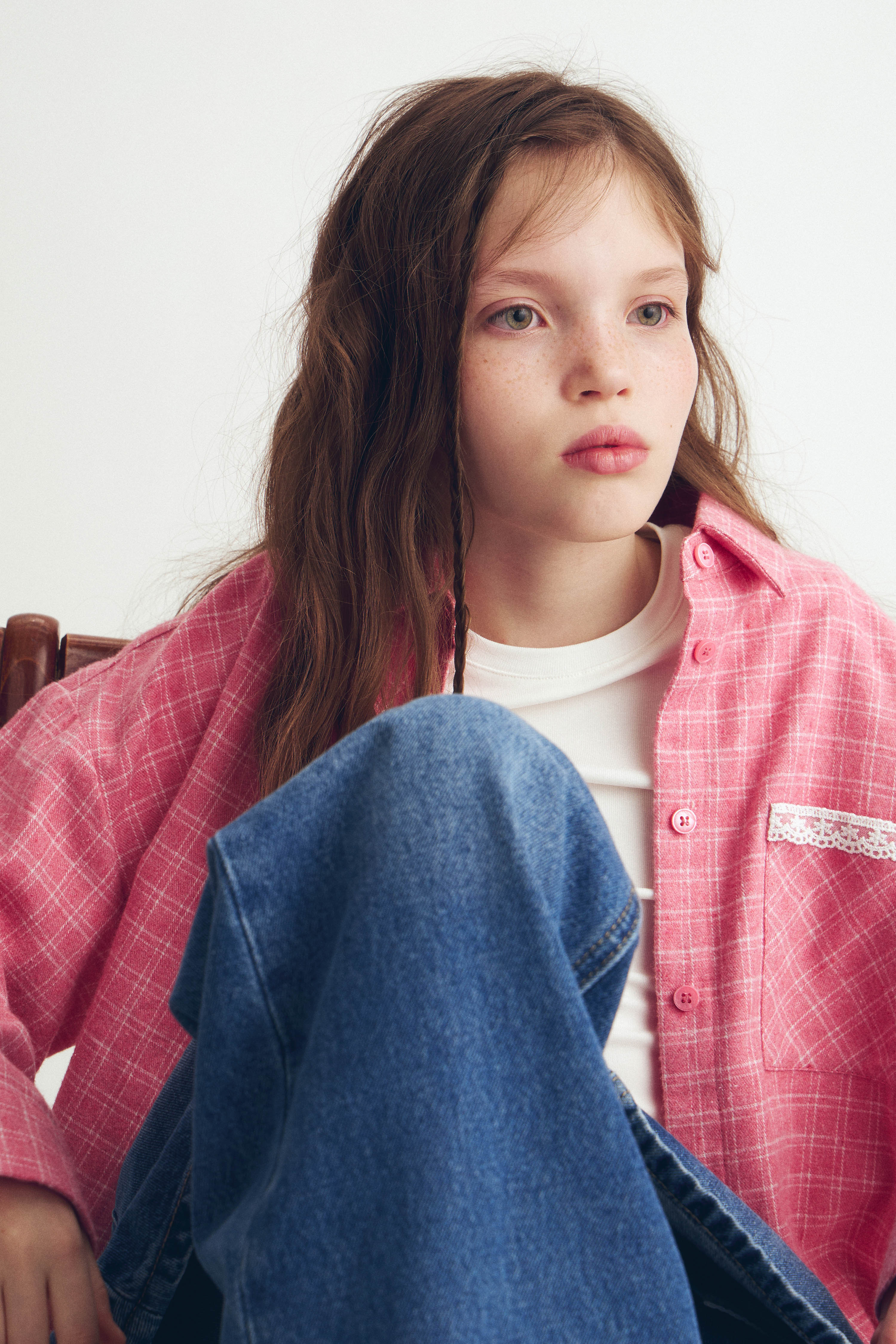 CHECKED COTTON FLANNEL SHIRT - Image 4