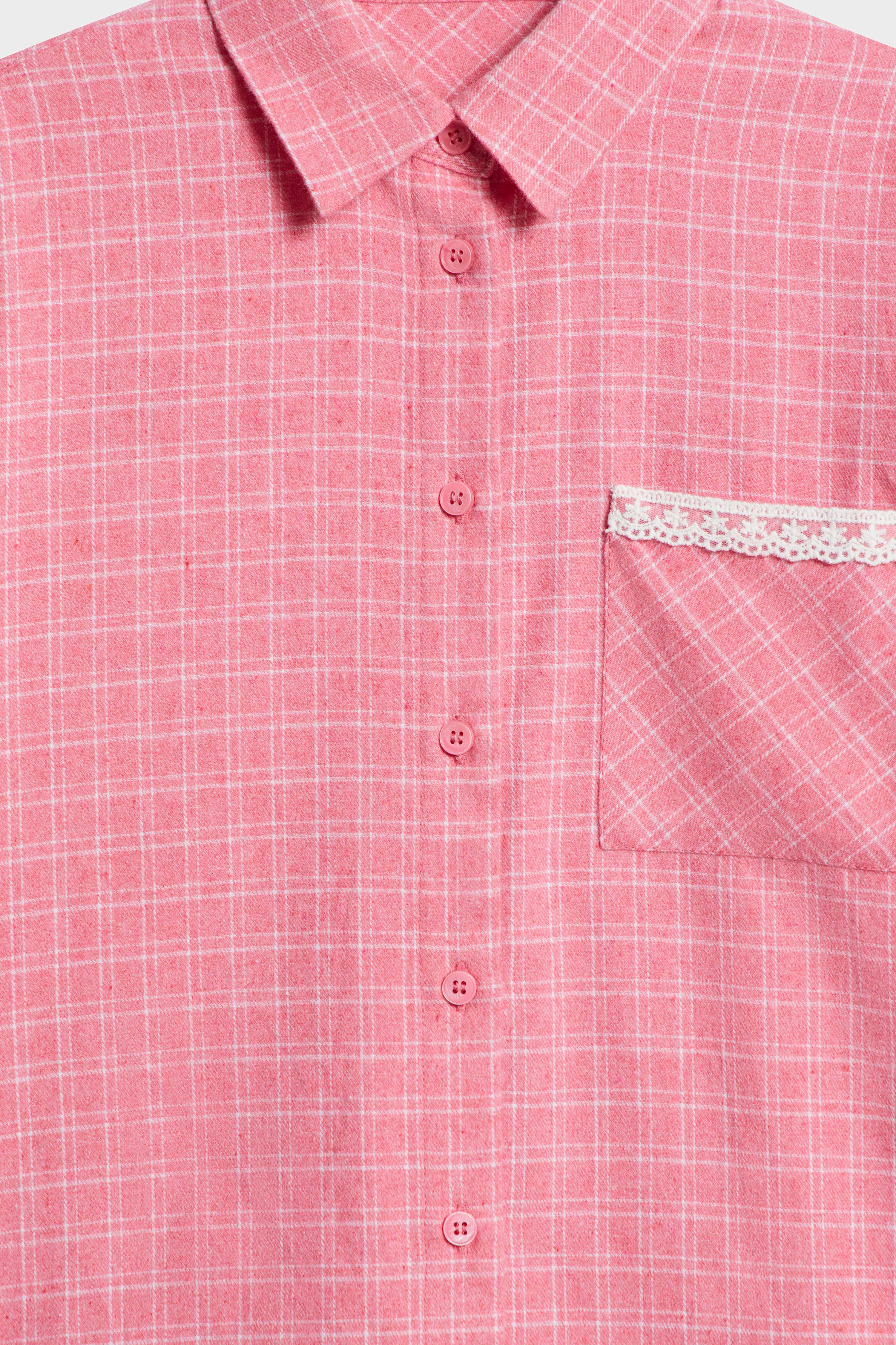 CHECKED COTTON FLANNEL SHIRT - Image 7