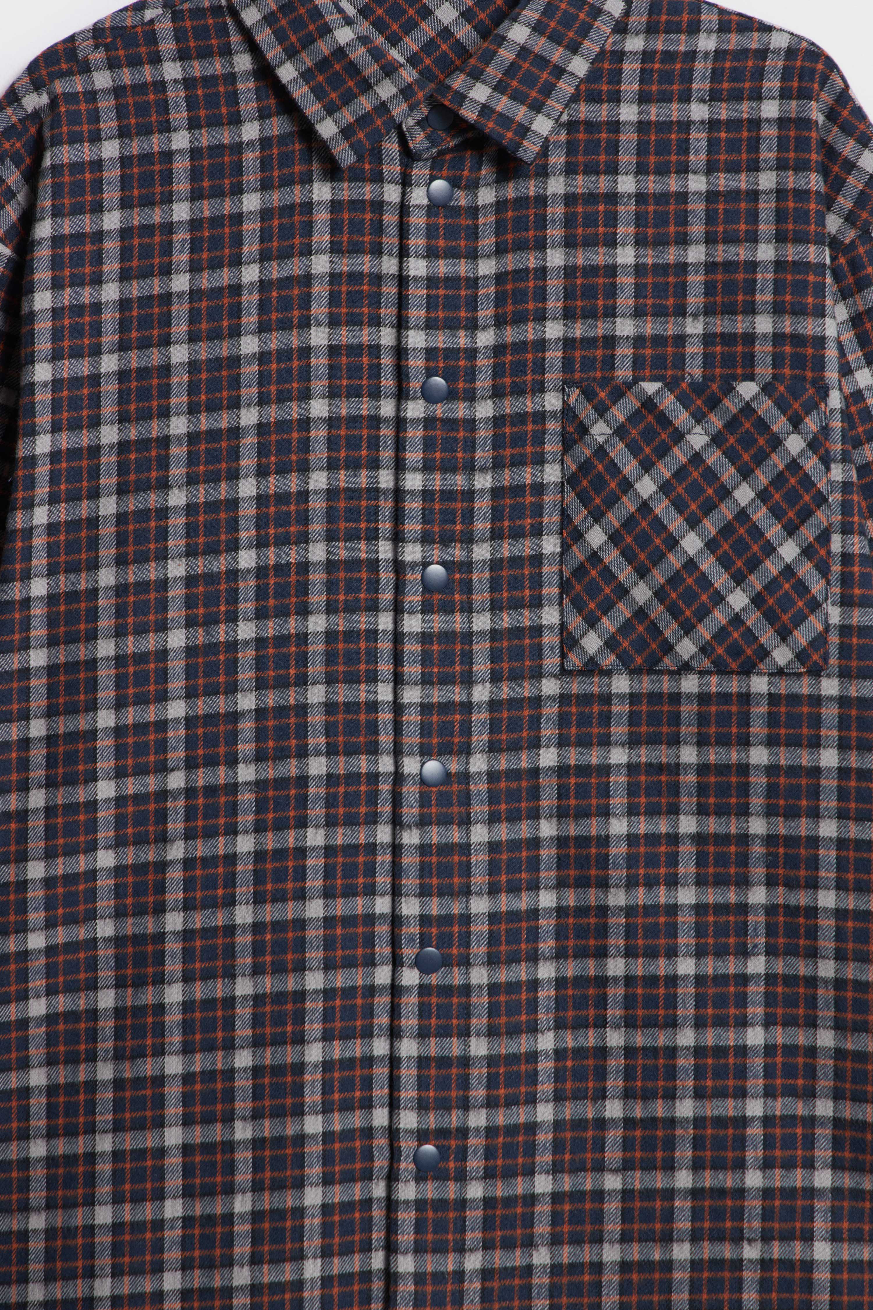 CHECKED COTTON FLANNEL SHIRT - Image 6