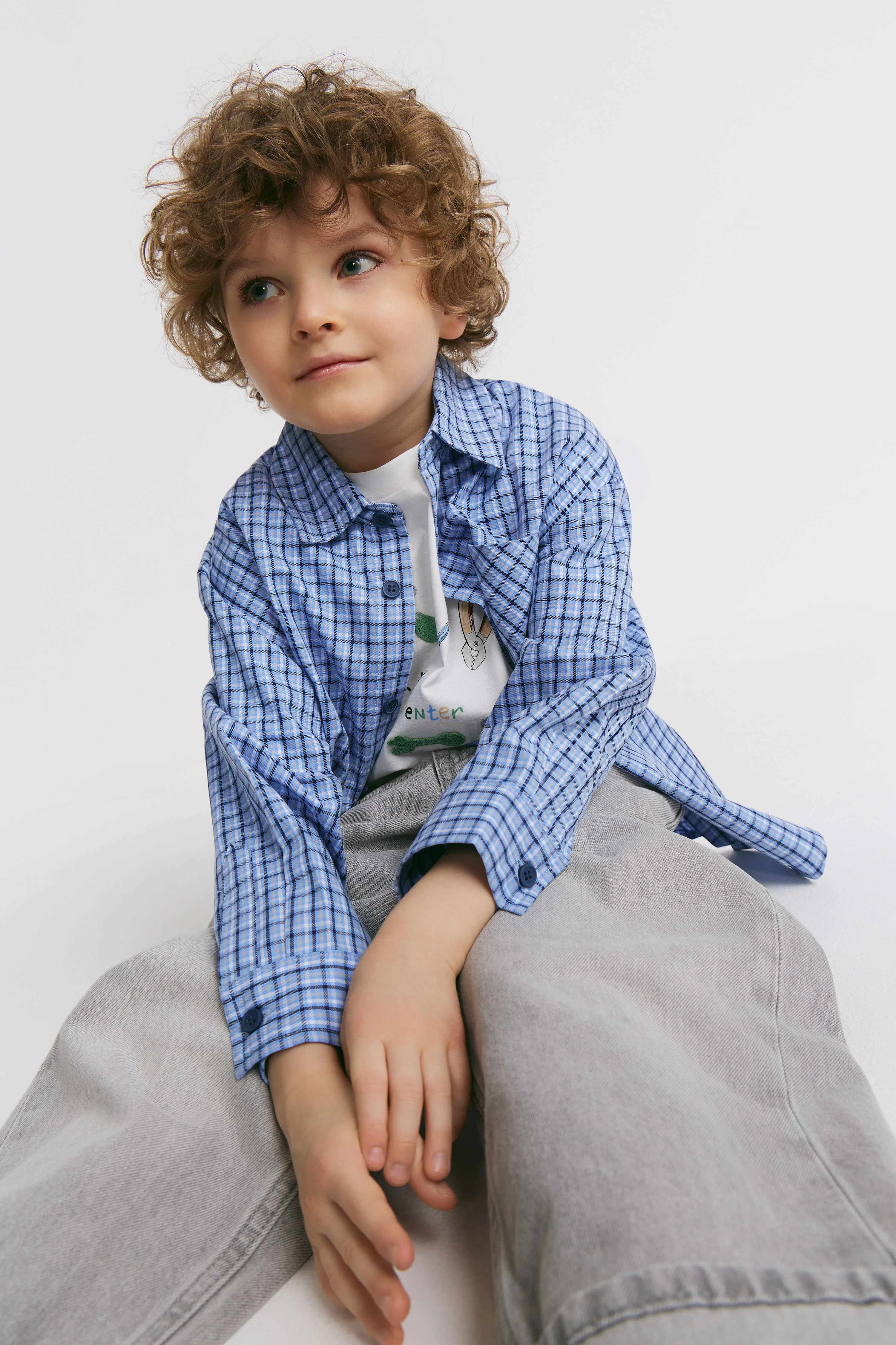 CHECKED COTTON SHIRT - Image 5