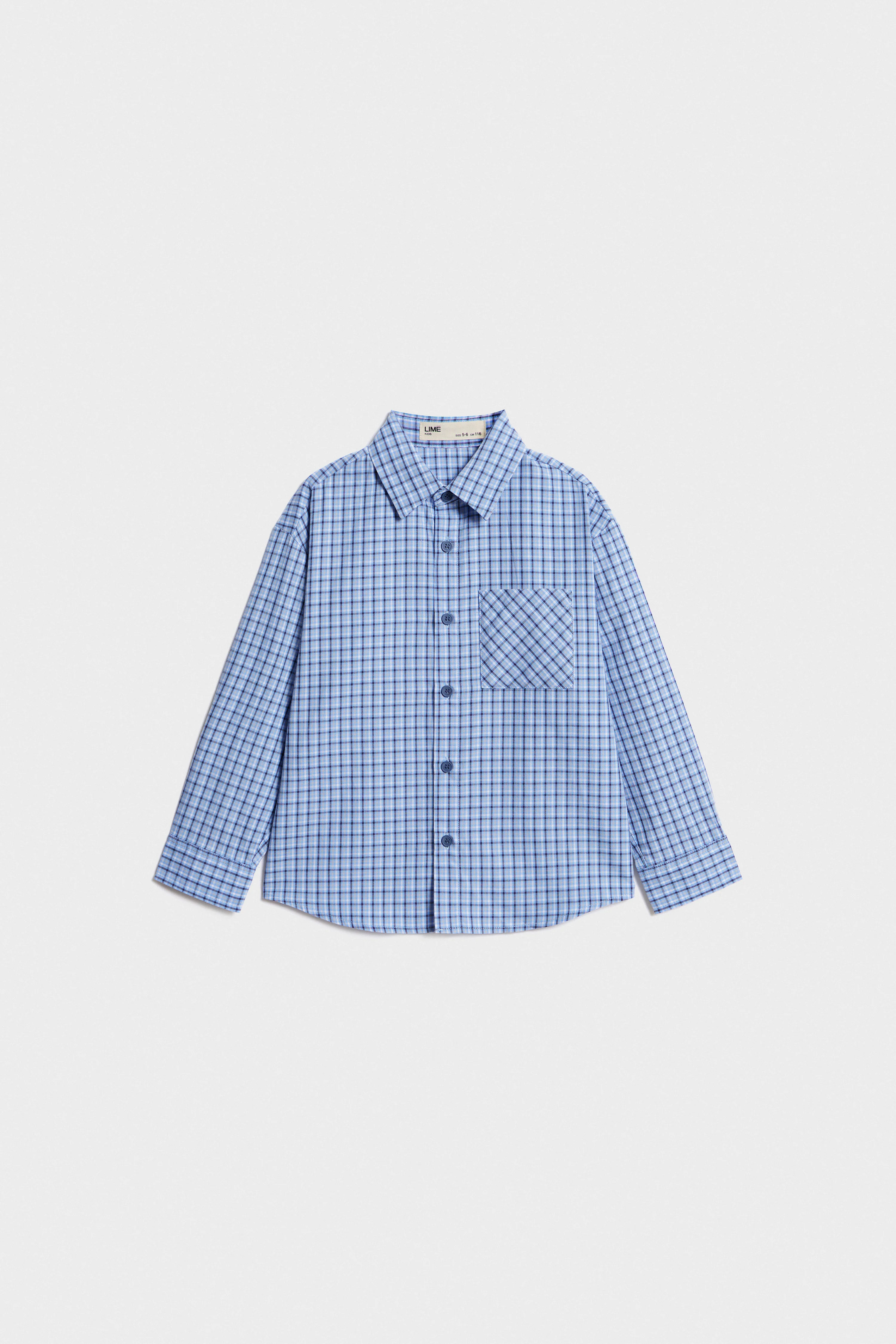 CHECKED COTTON SHIRT - Image 6