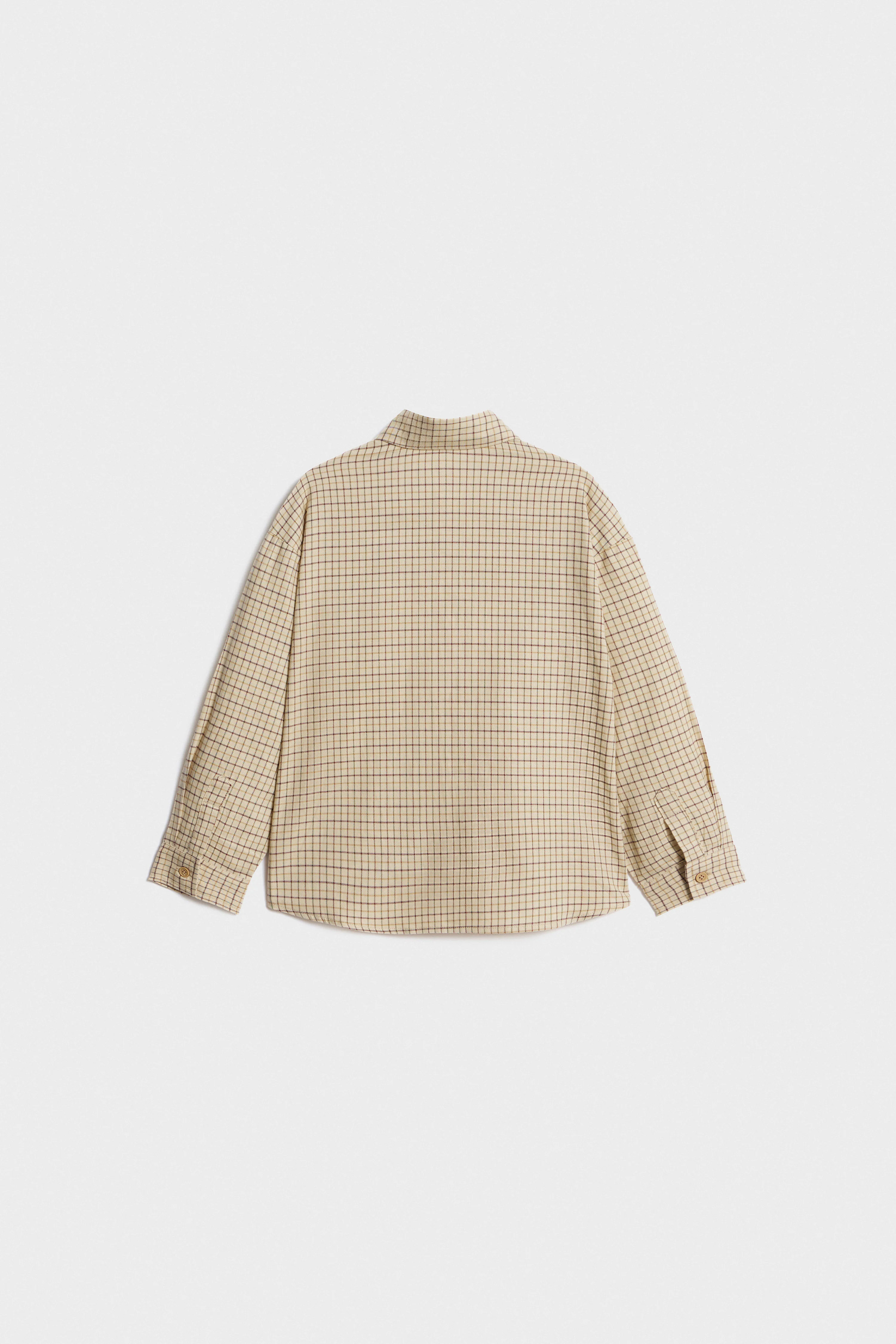 CHECKED COTTON SHIRT - Image 5
