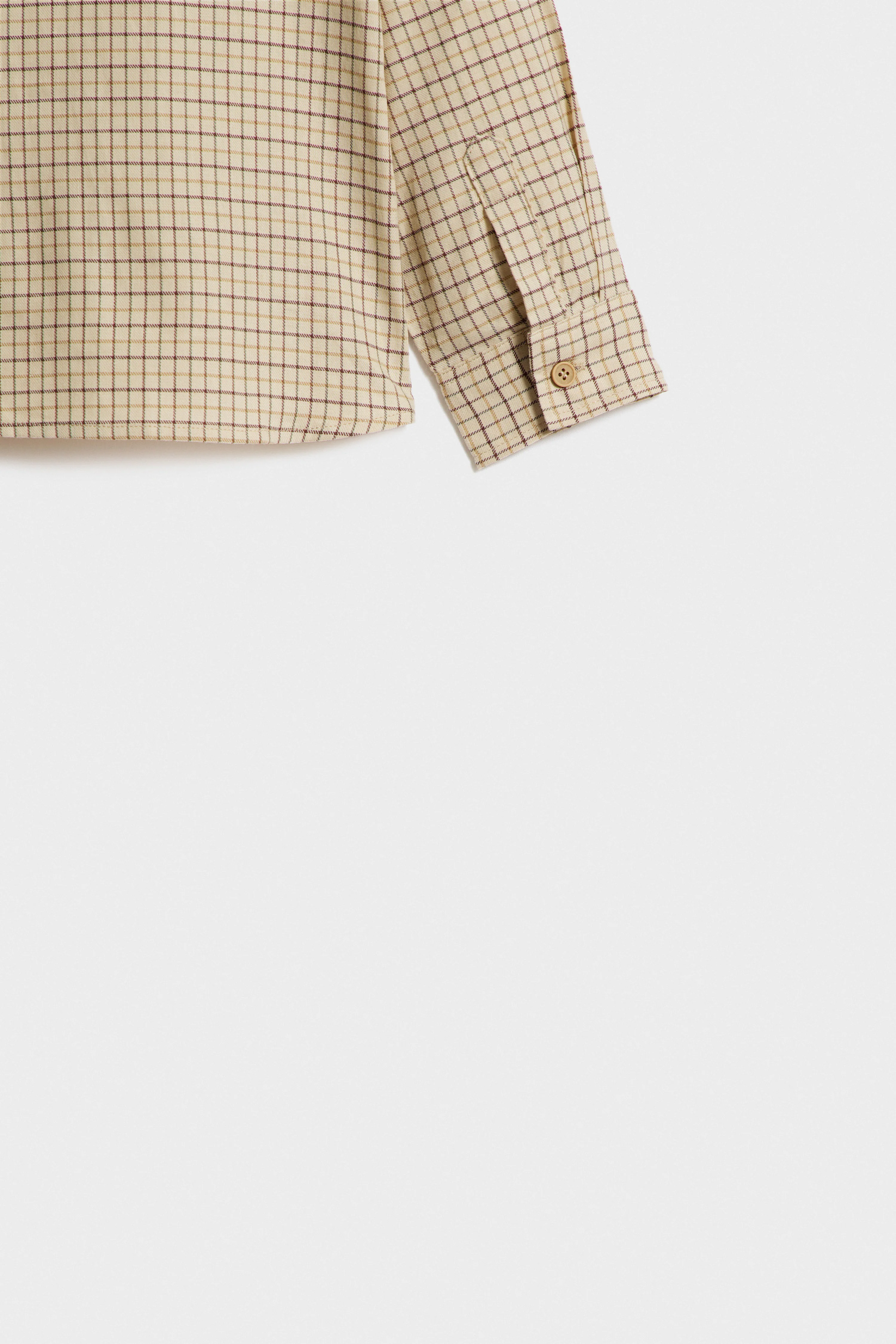 CHECKED COTTON SHIRT - Image 7