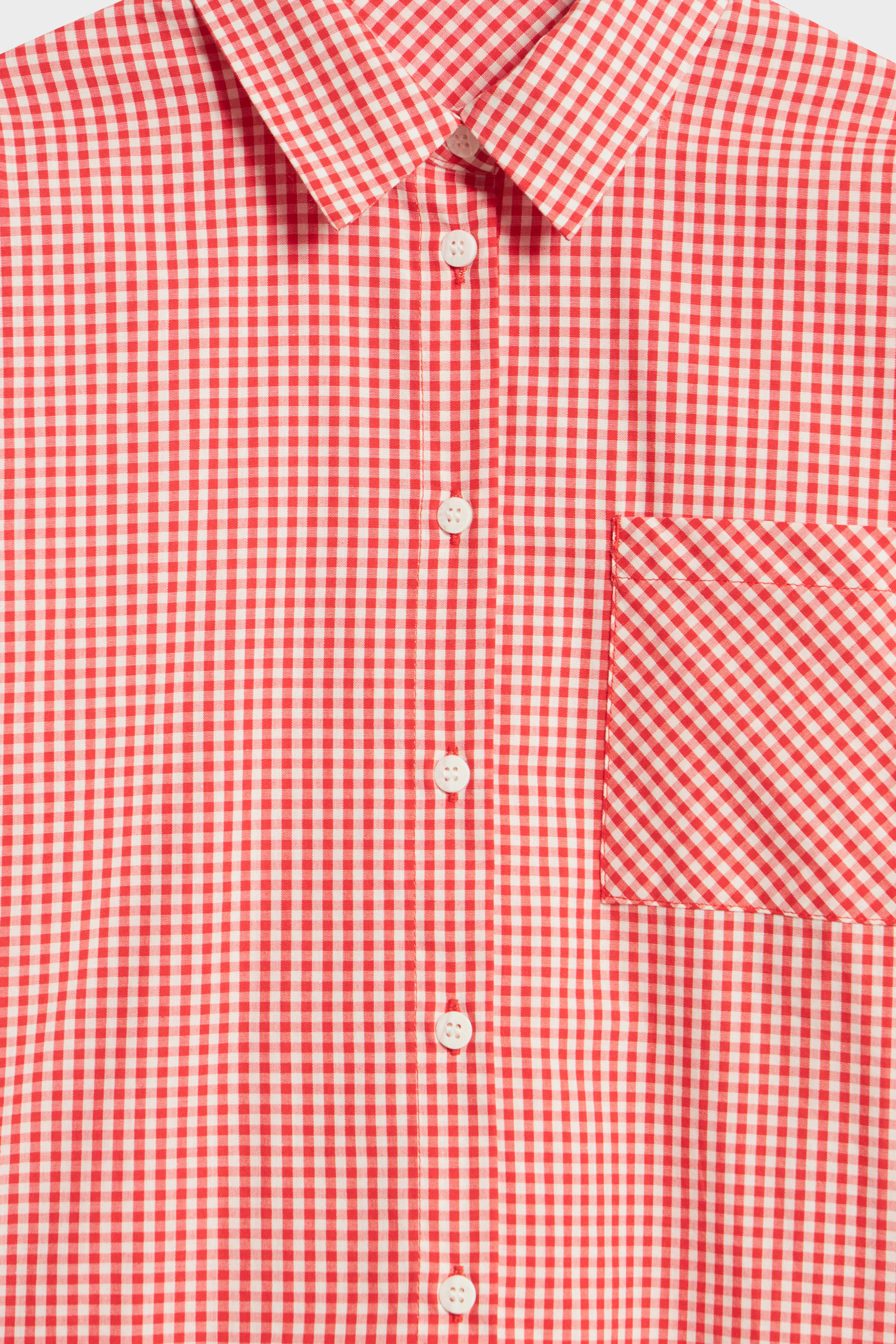 CHECKED POCKET-DETAIL SHIRT - Image 3