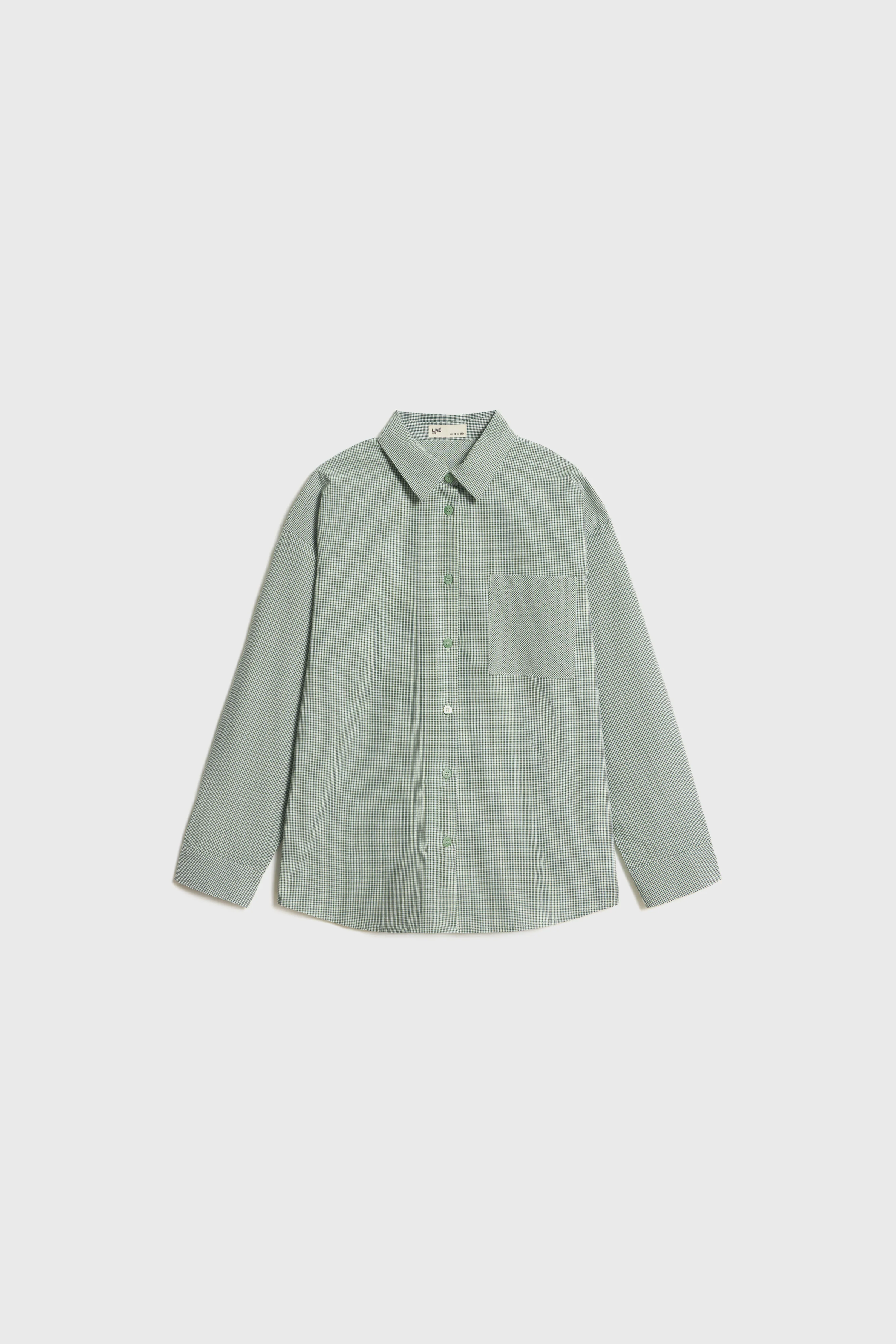 CHECKED POCKET-DETAIL SHIRT - Image 5