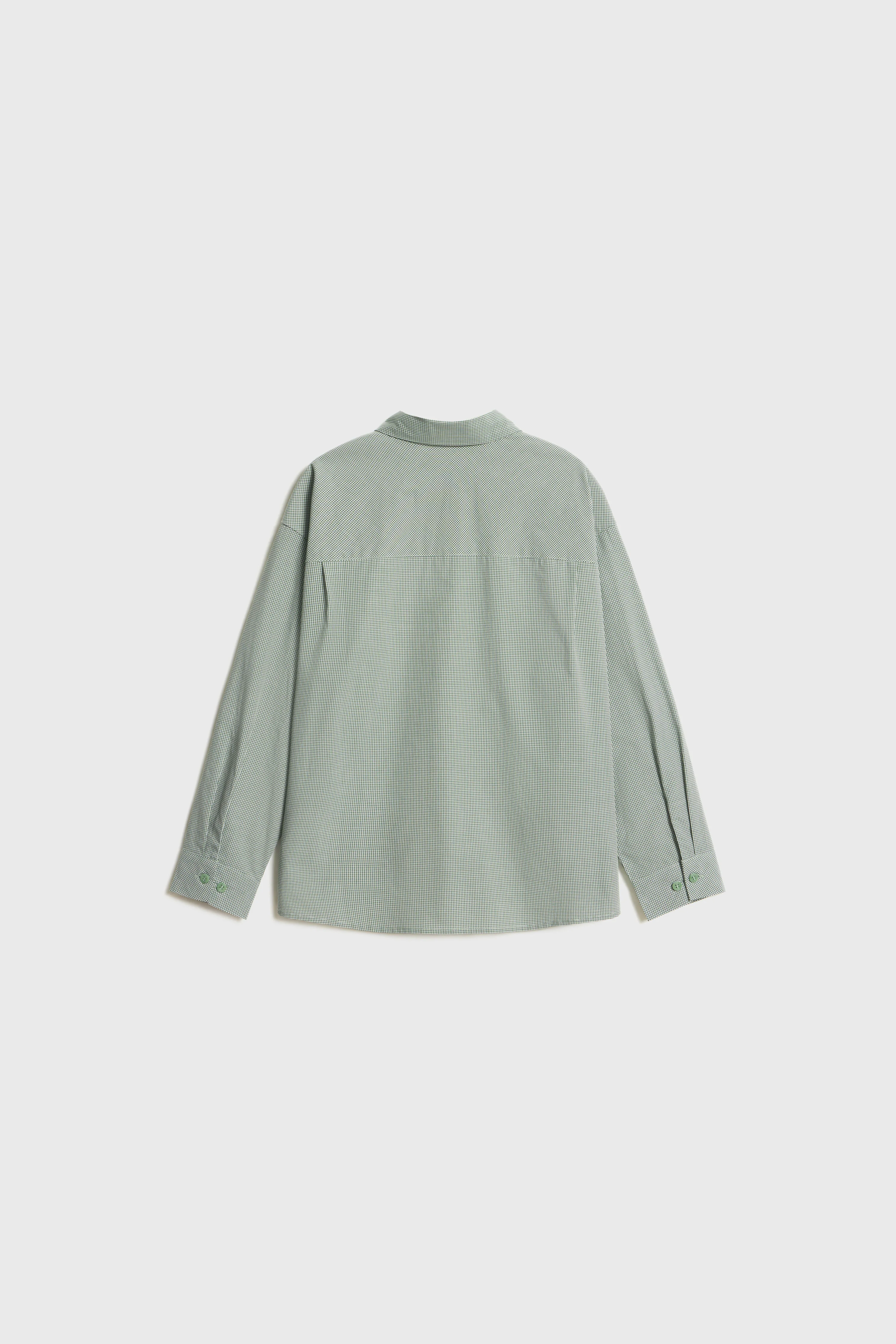 CHECKED POCKET-DETAIL SHIRT - Image 6