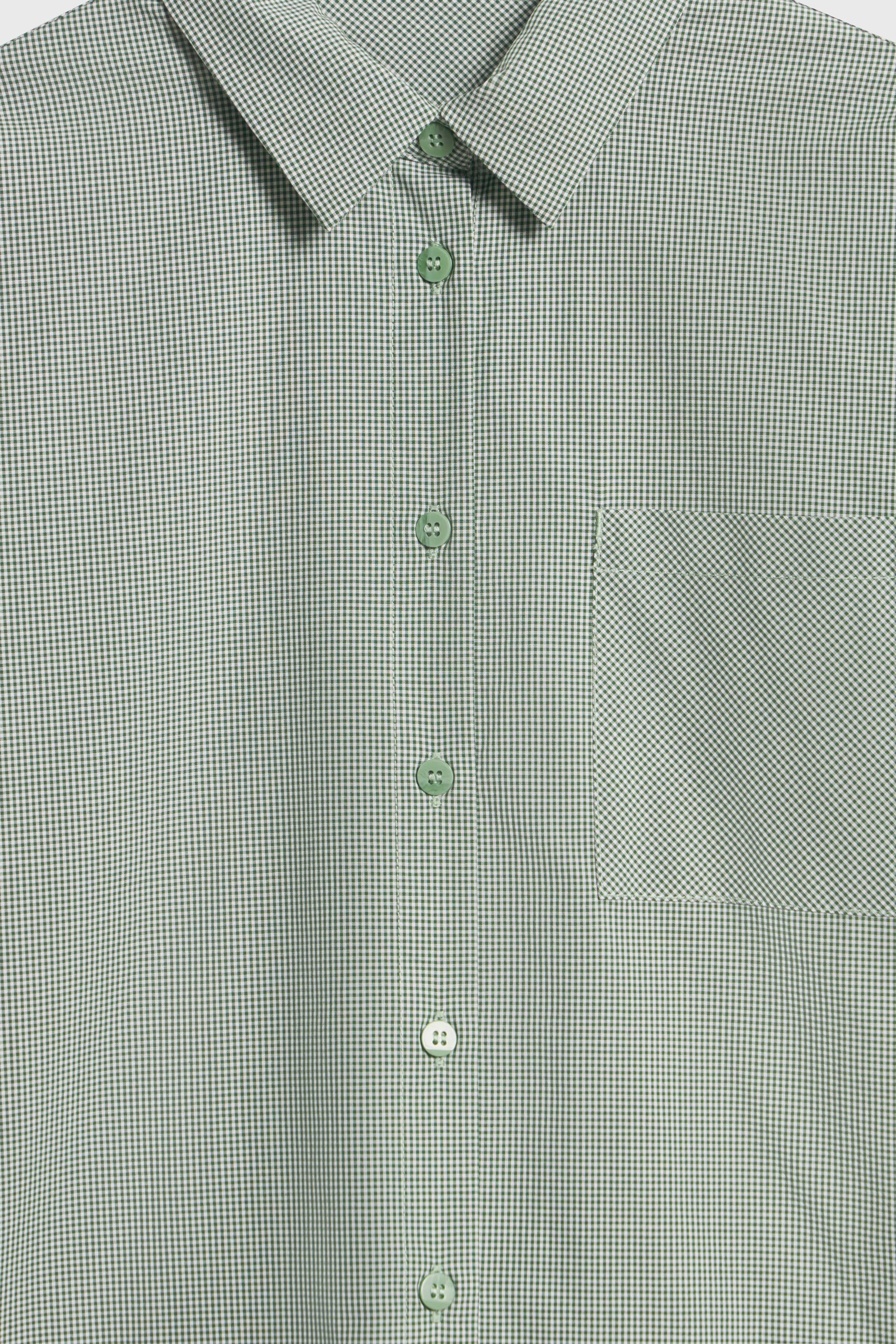 CHECKED POCKET-DETAIL SHIRT - Image 7