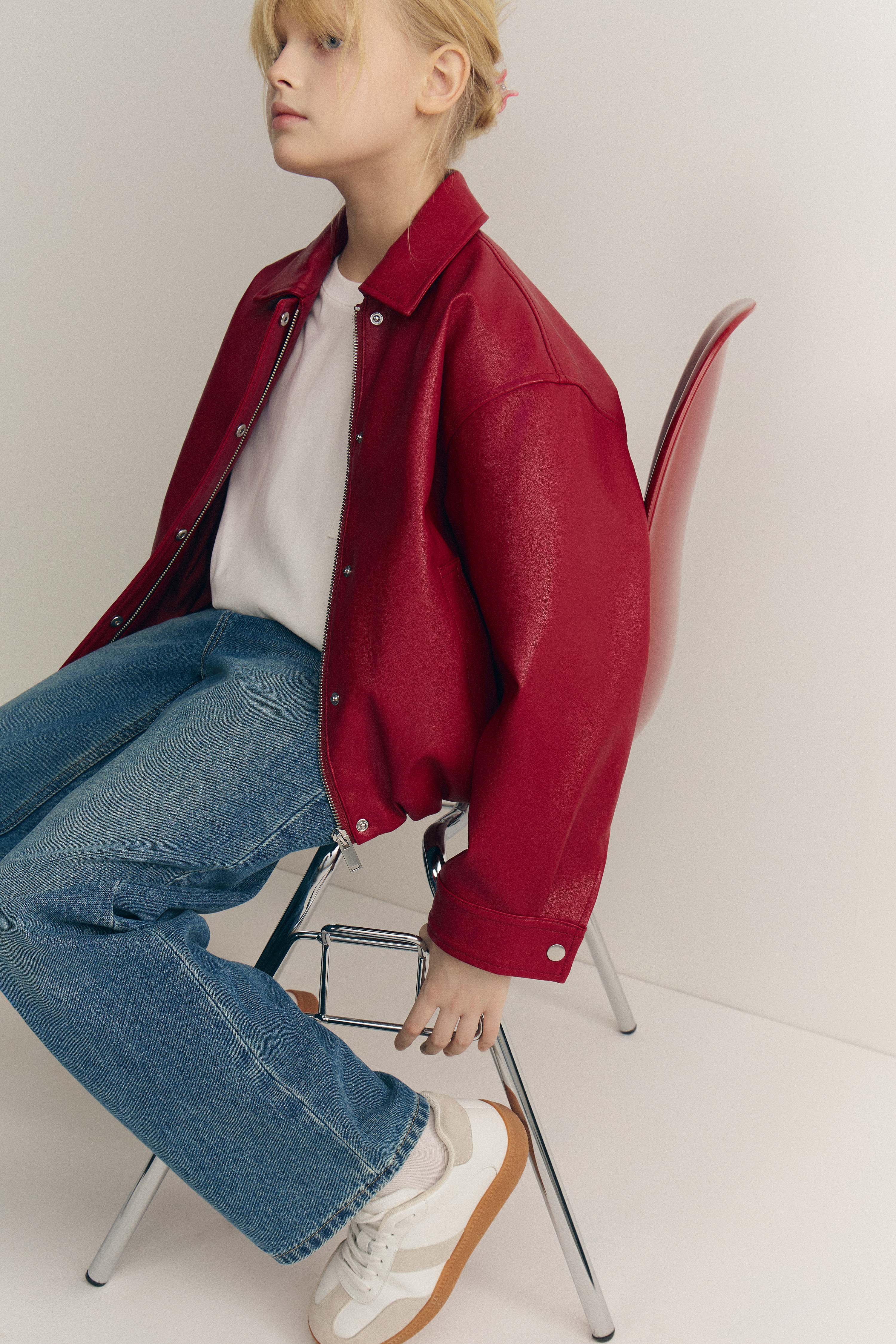COATED BOMBER JACKET - Image 4