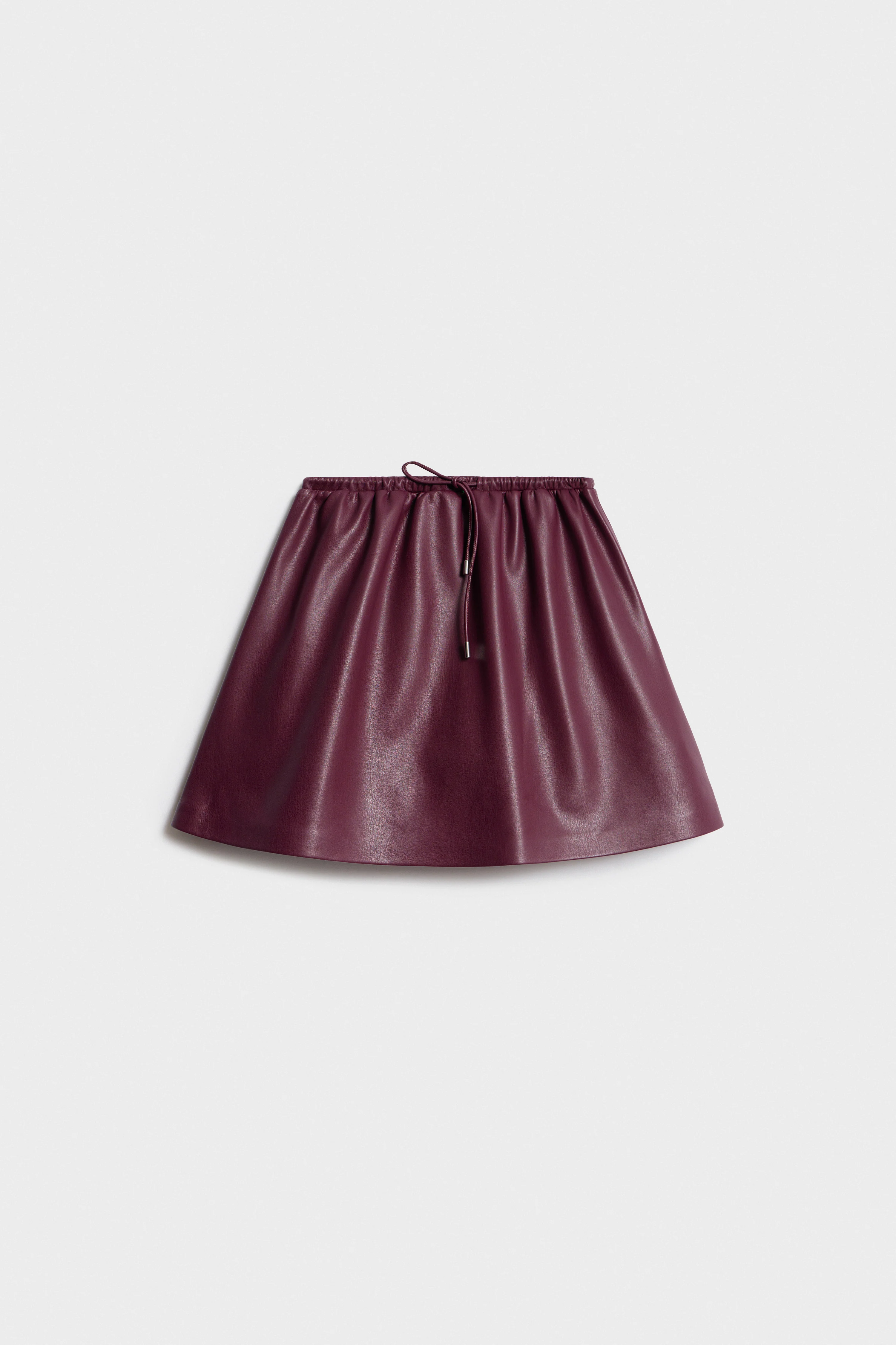 COATED FLARE SKIRT - Image 5
