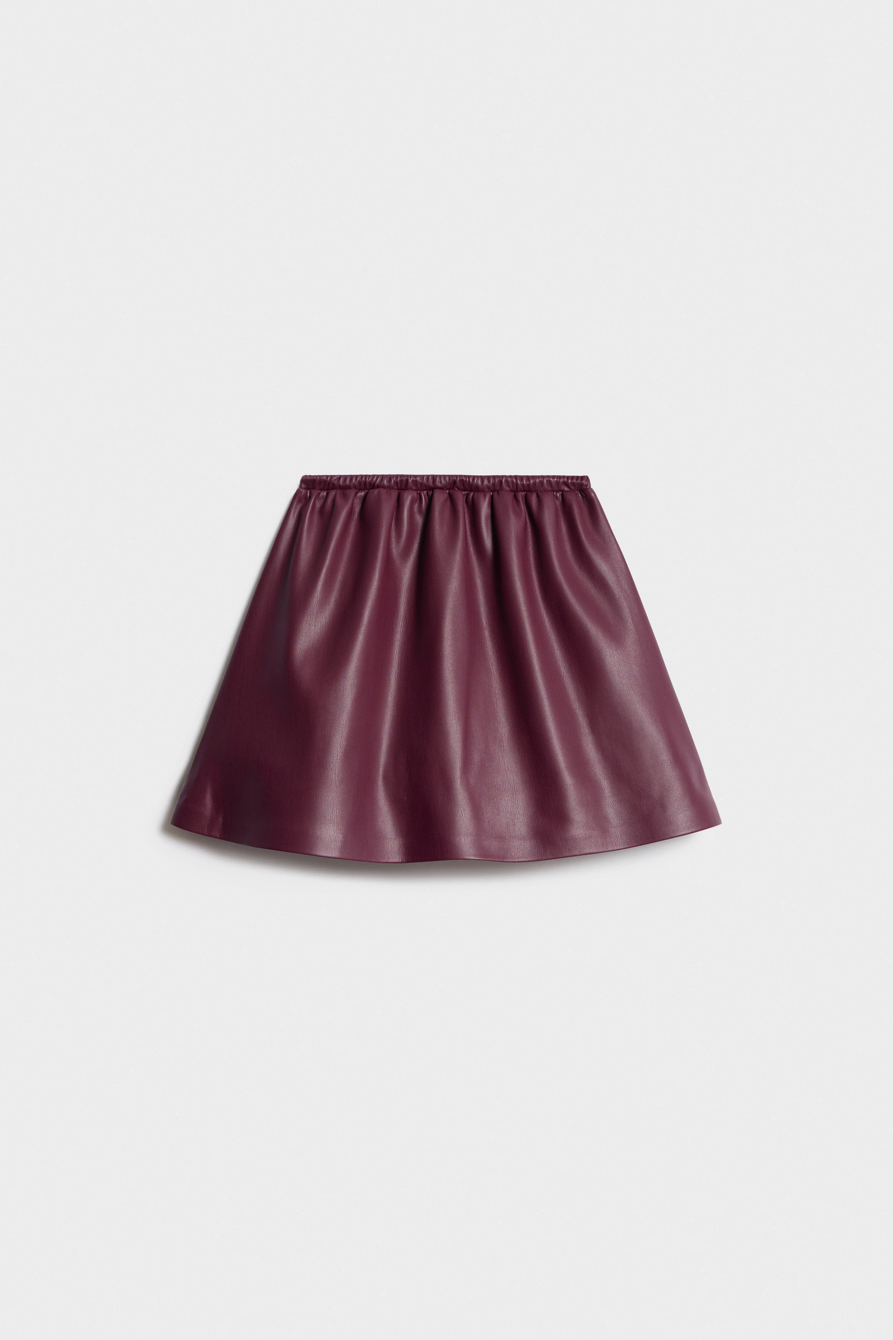 COATED FLARE SKIRT - Image 6