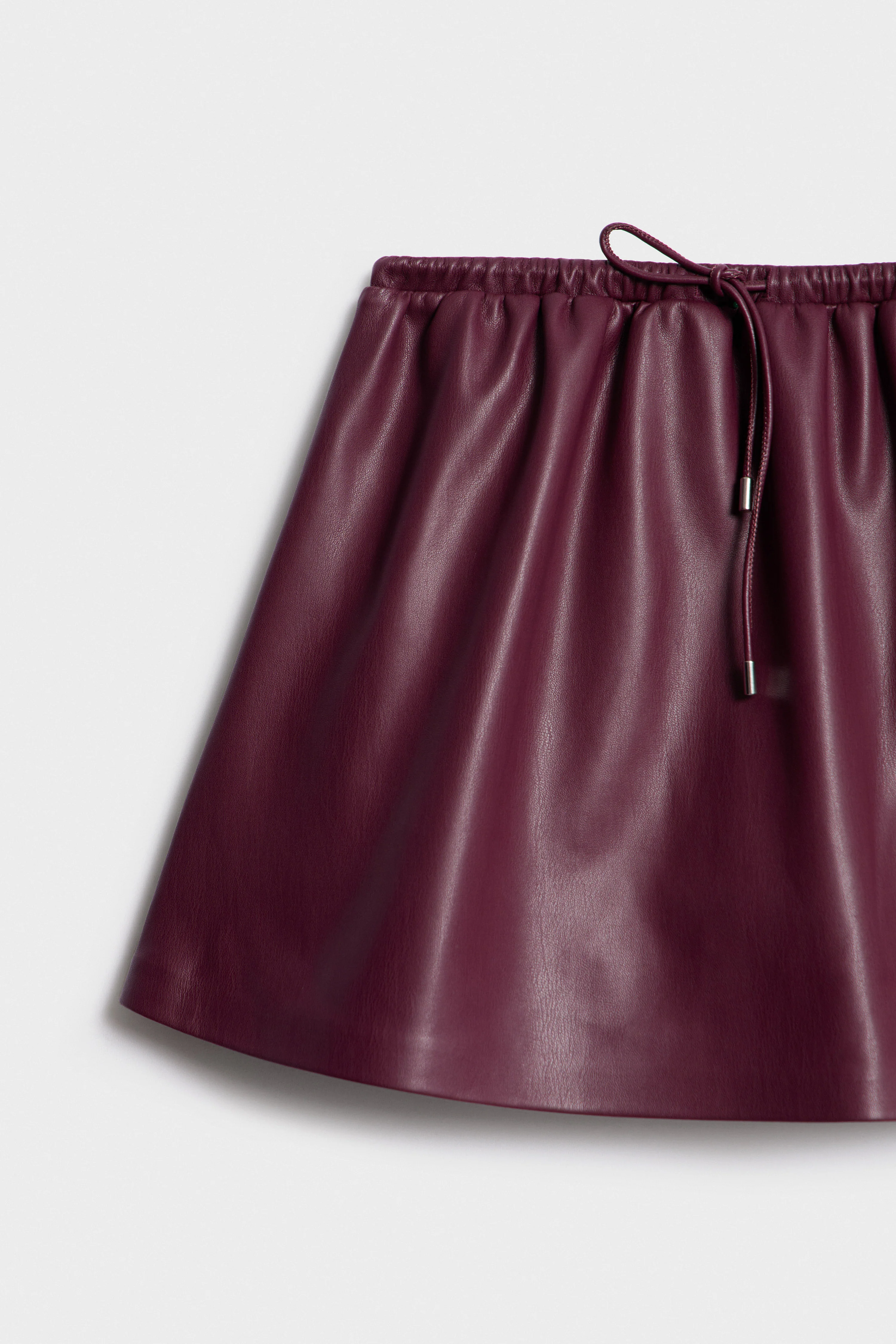 COATED FLARE SKIRT - Image 7