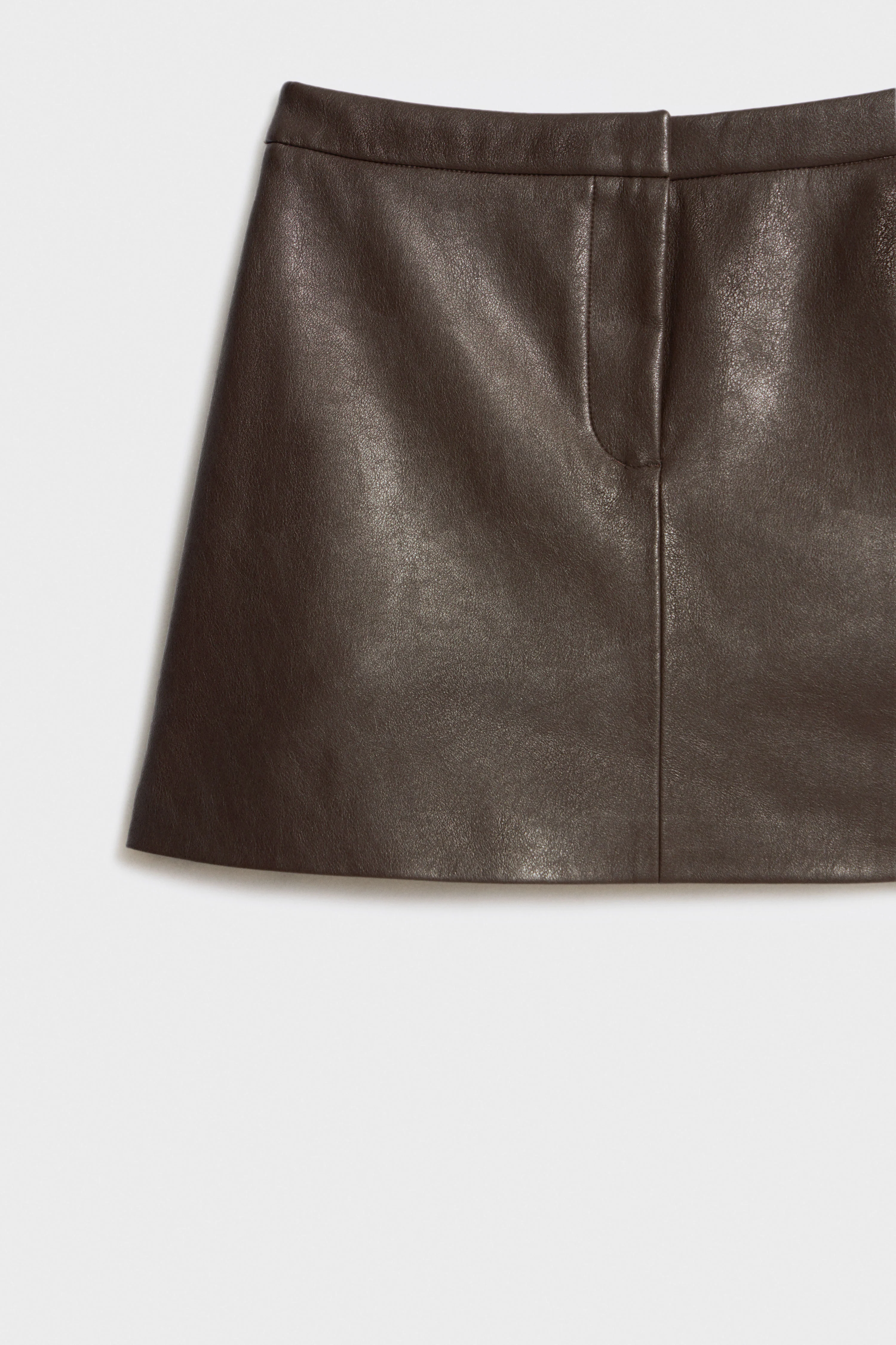 COATED MINI SKIRT - Image 7