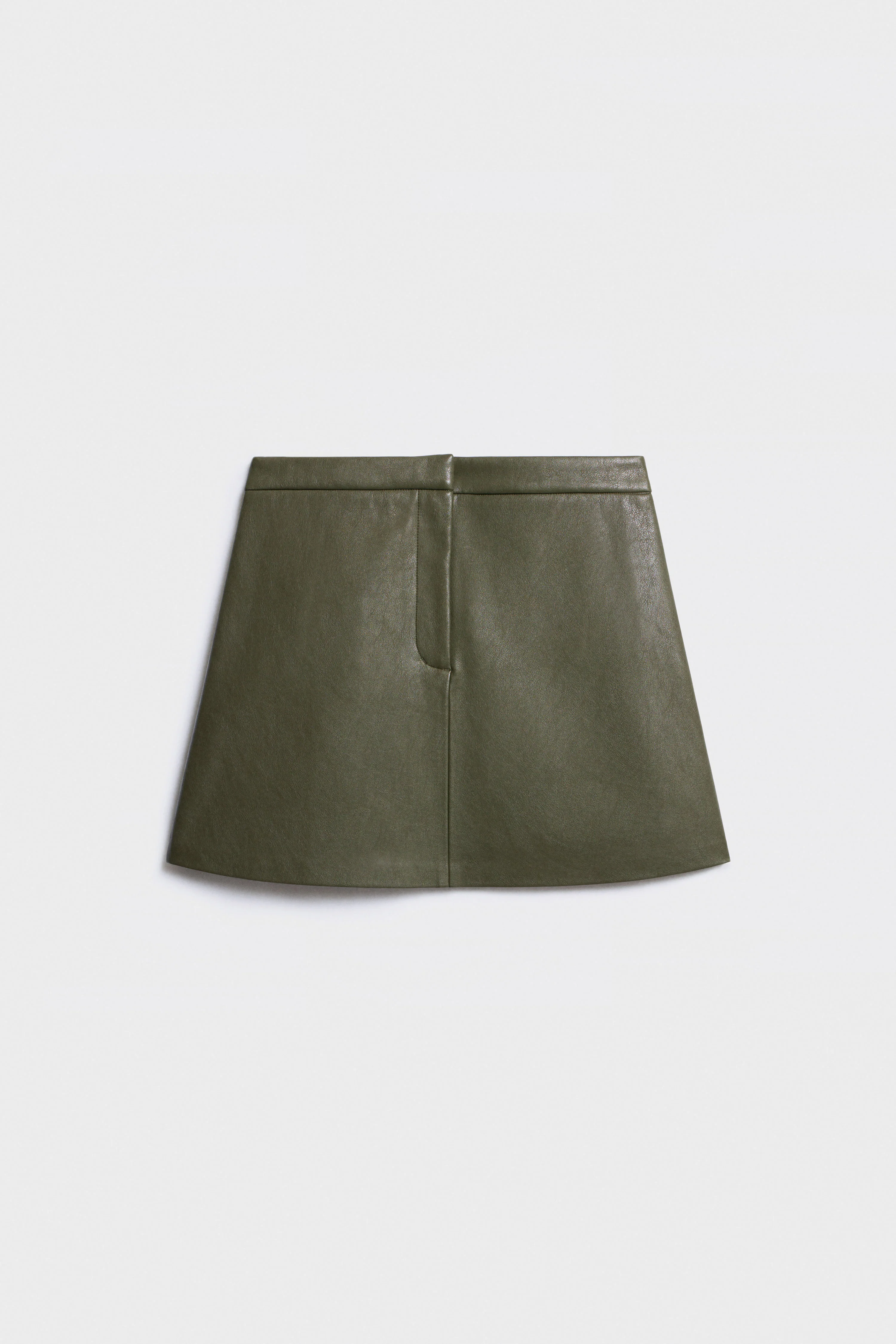 COATED MINI SKIRT - Image 4