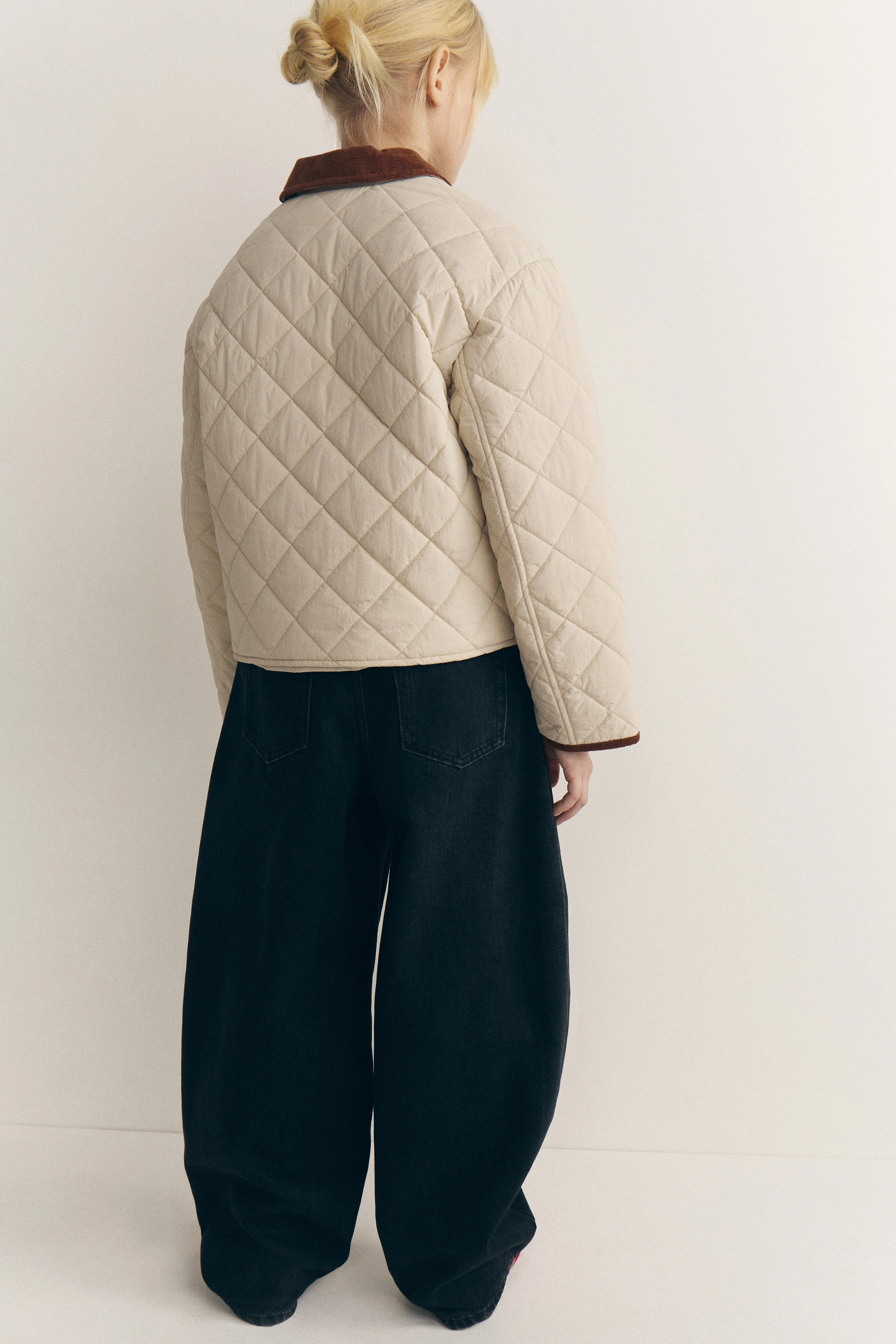 COLLAR-DETAIL QUILTED JACKET - Image 4