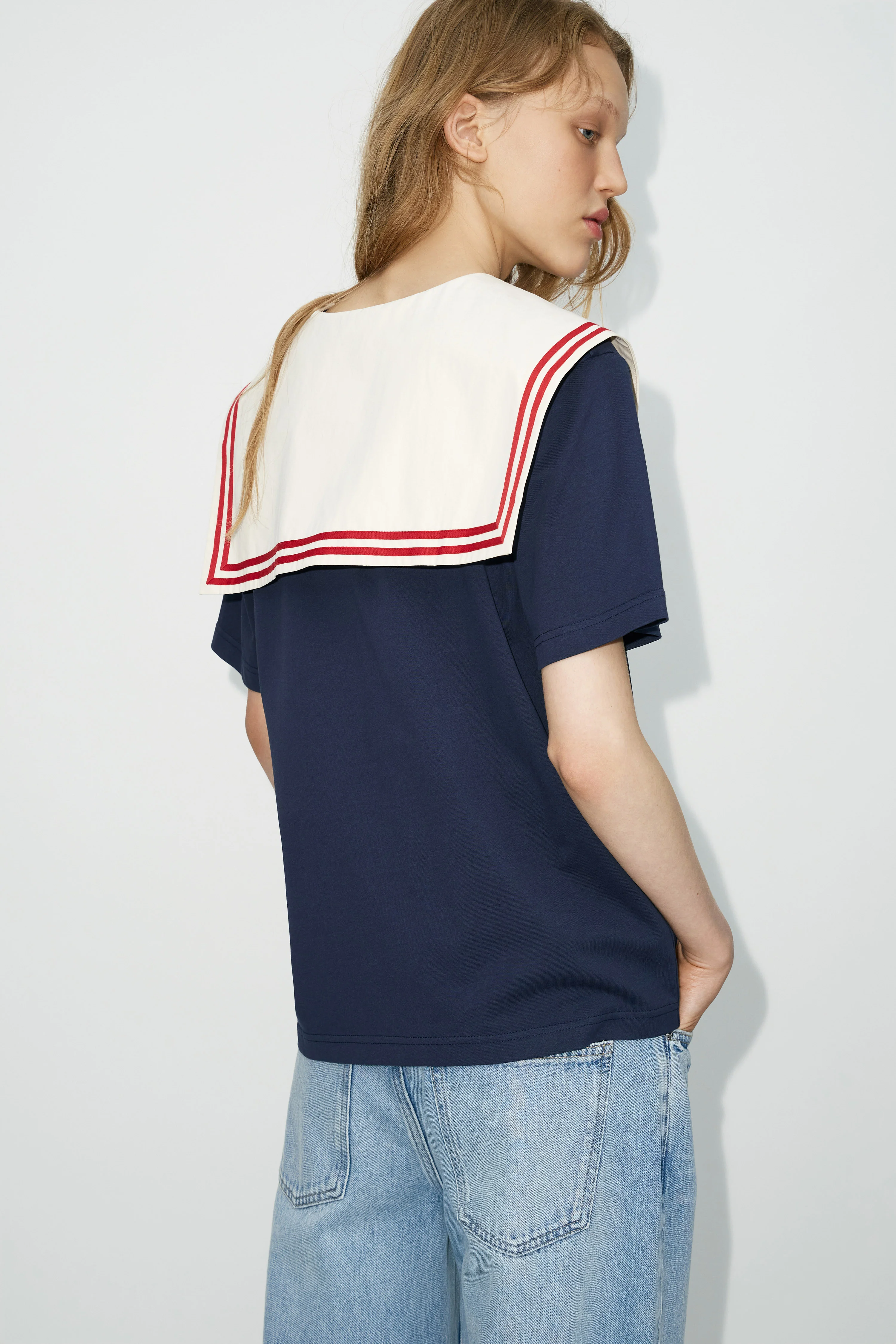 COLLARED COTTON T-SHIRT - Image 3