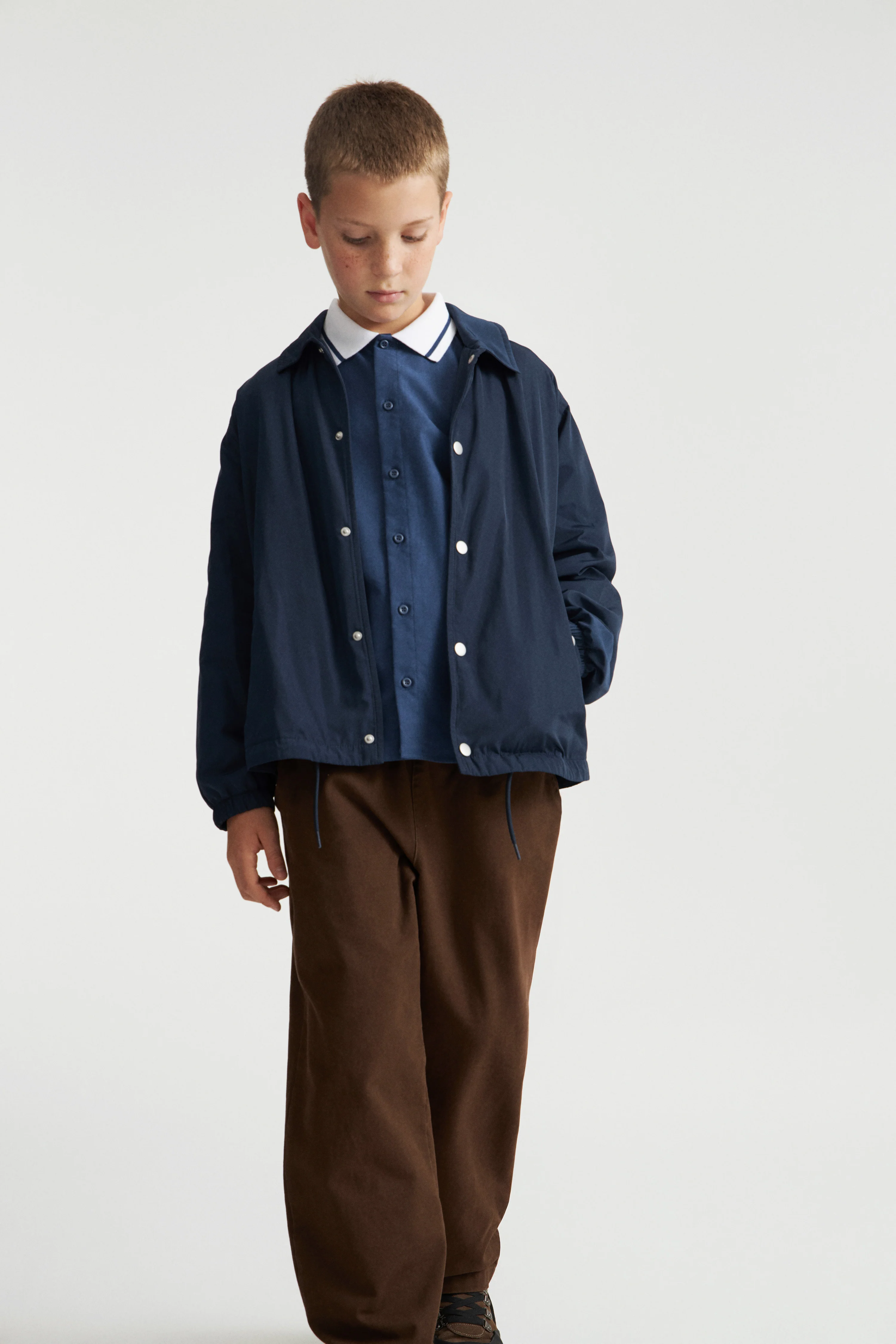 COLLARED OXFORD COTTON SHIRT - Image 4