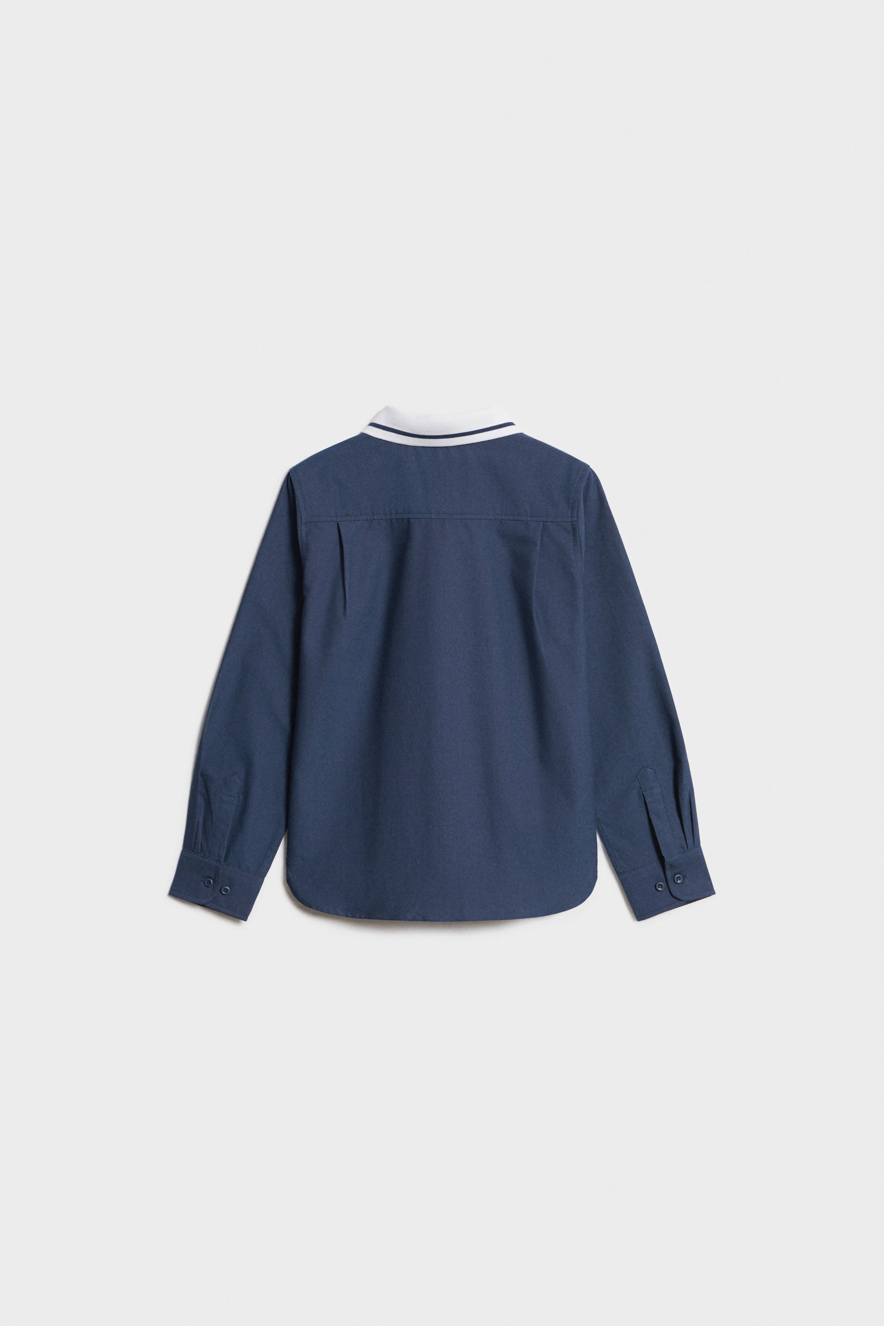 COLLARED OXFORD COTTON SHIRT - Image 6