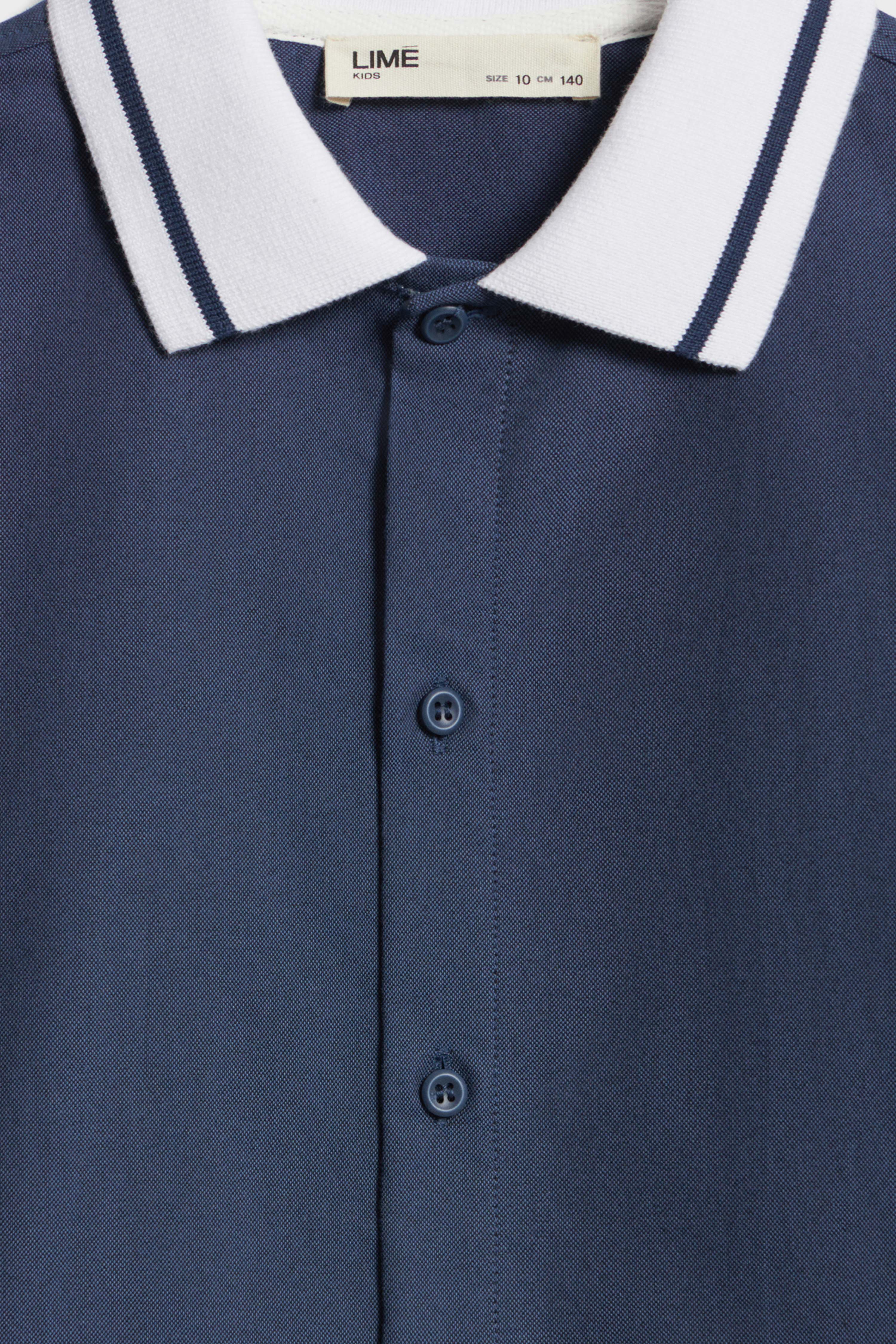 COLLARED OXFORD COTTON SHIRT - Image 7