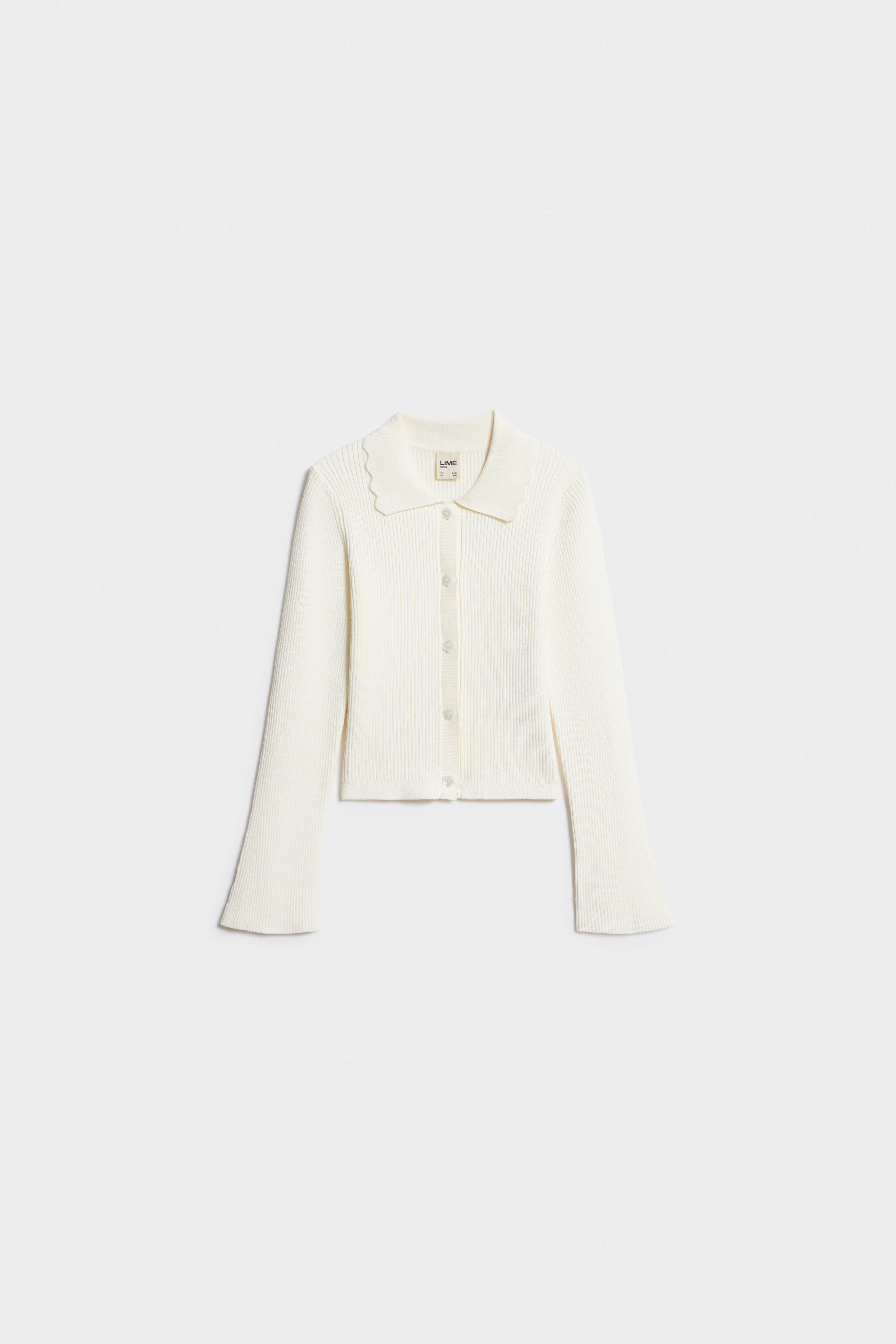 COLLARED VISCOSE-BLEND CARDIGAN - Image 4