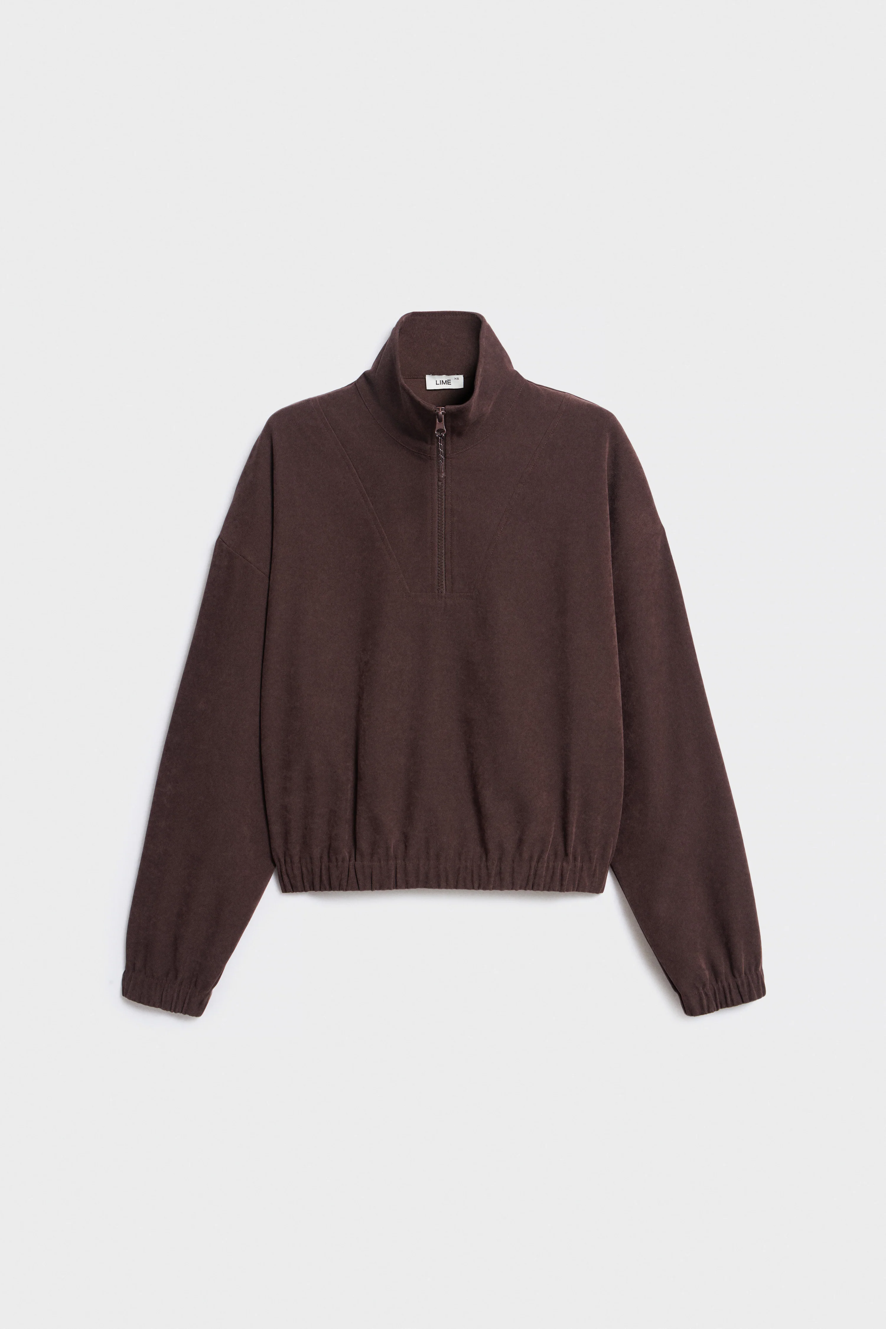 COLLARED ZIP-TOP SWEATSHIRT - Image 6