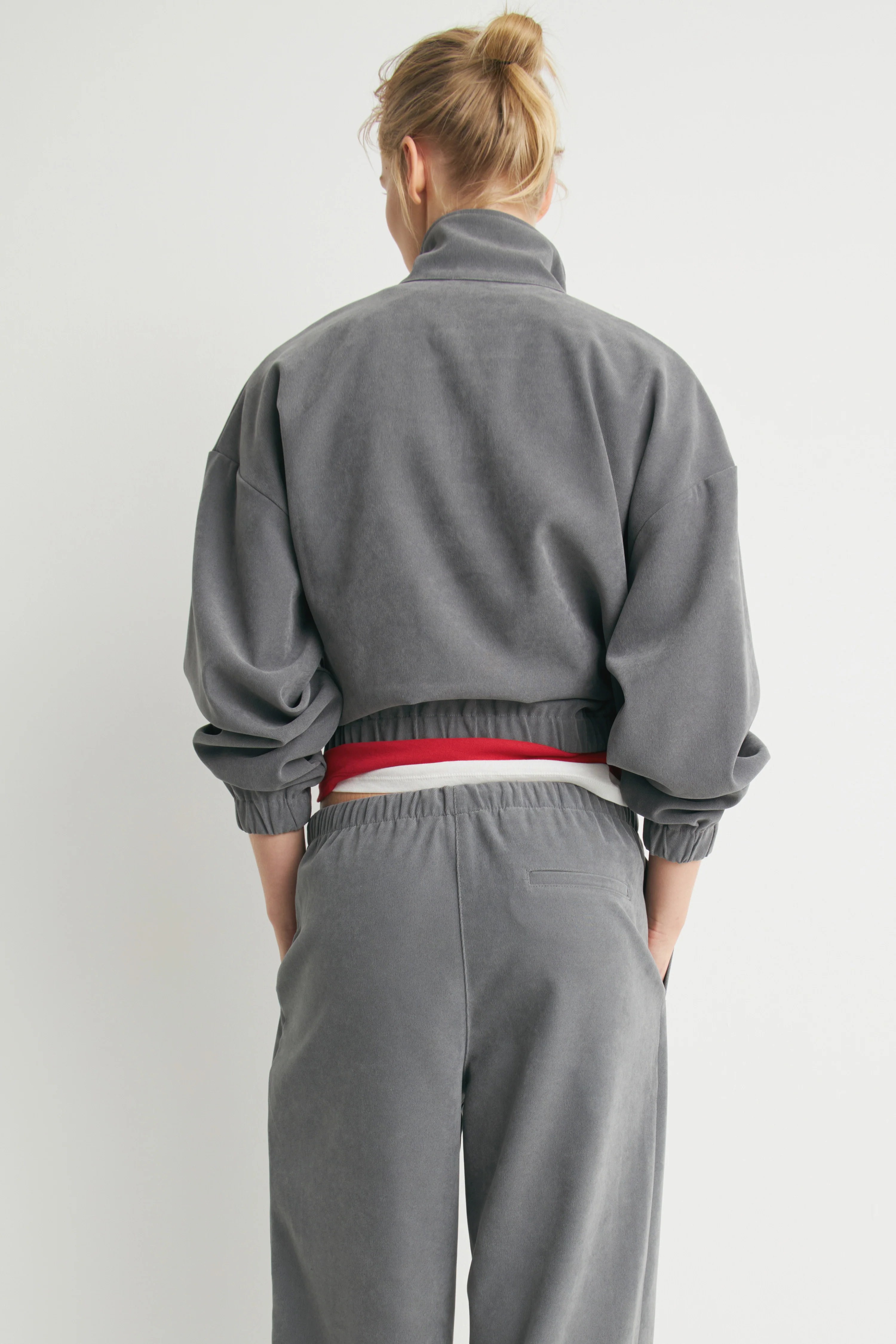 COLLARED ZIP-TOP SWEATSHIRT - Image 3