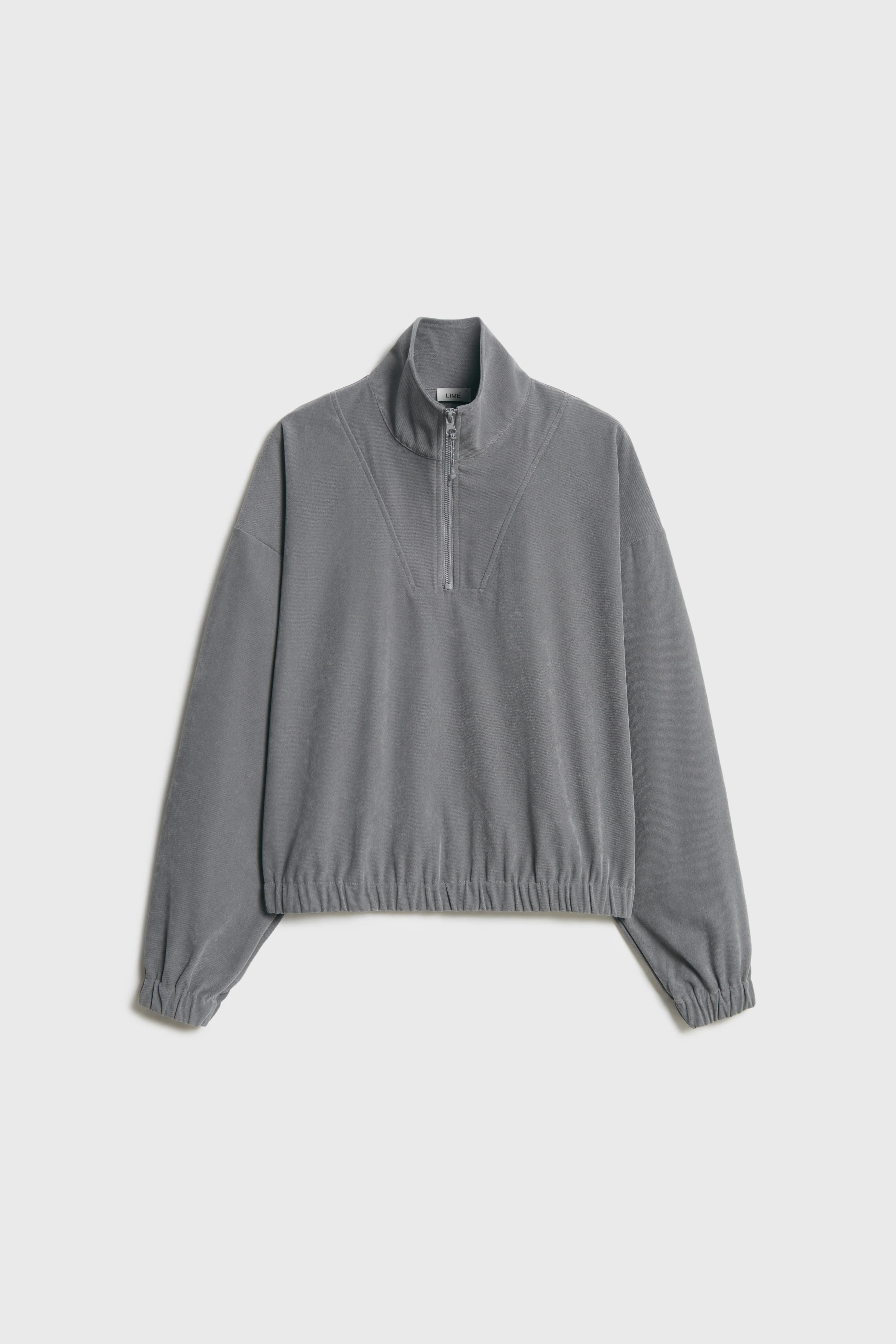 COLLARED ZIP-TOP SWEATSHIRT - Image 5