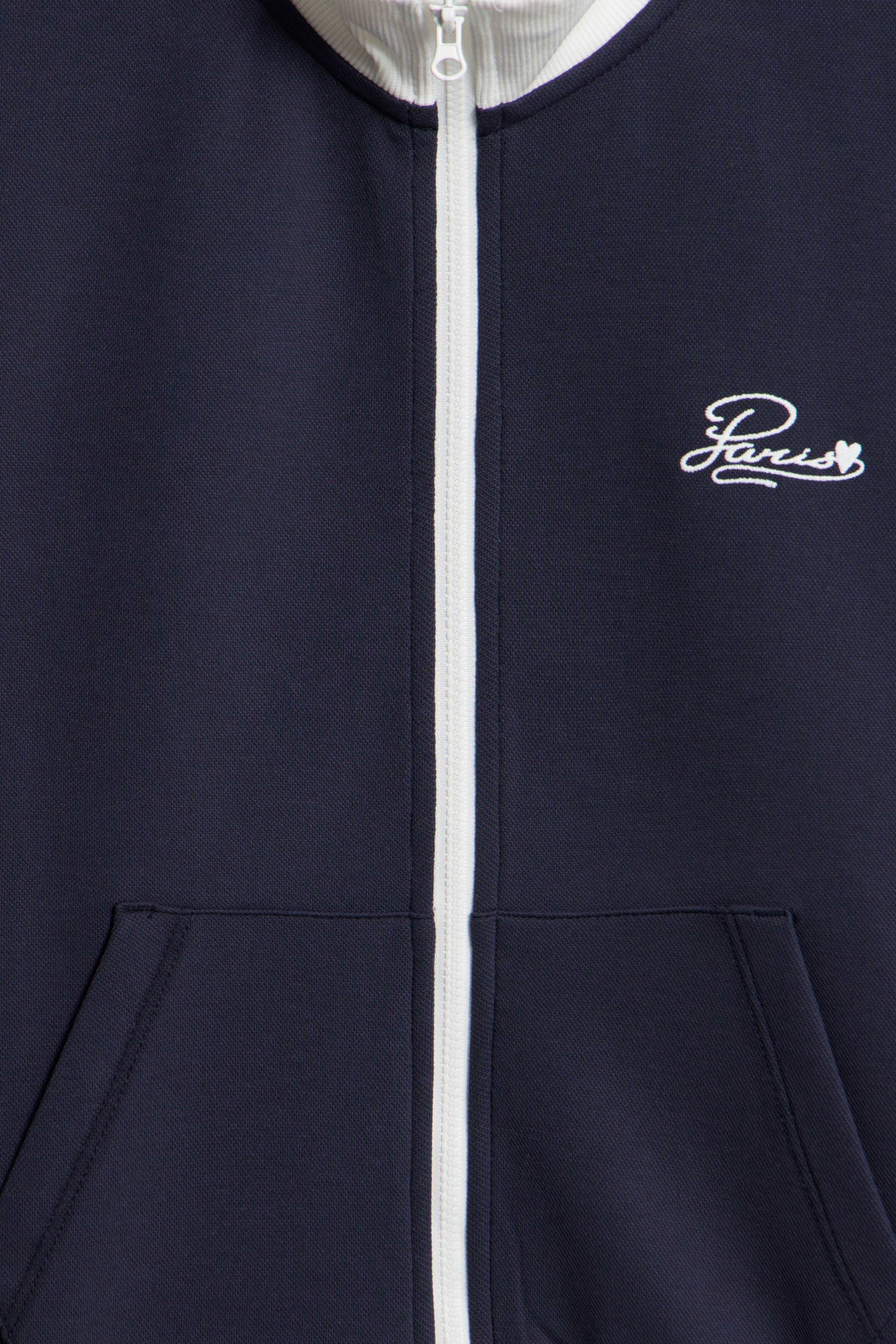 COLOR-BLOCK PIQUÉ SWEATSHIRT - Image 8